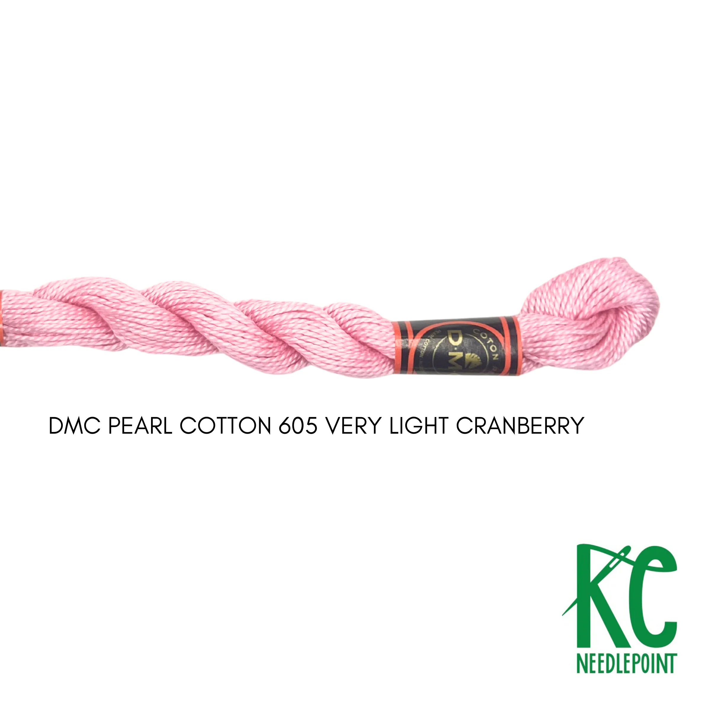 DMC 3 Pearl Cotton 605 Very Light Cranberry