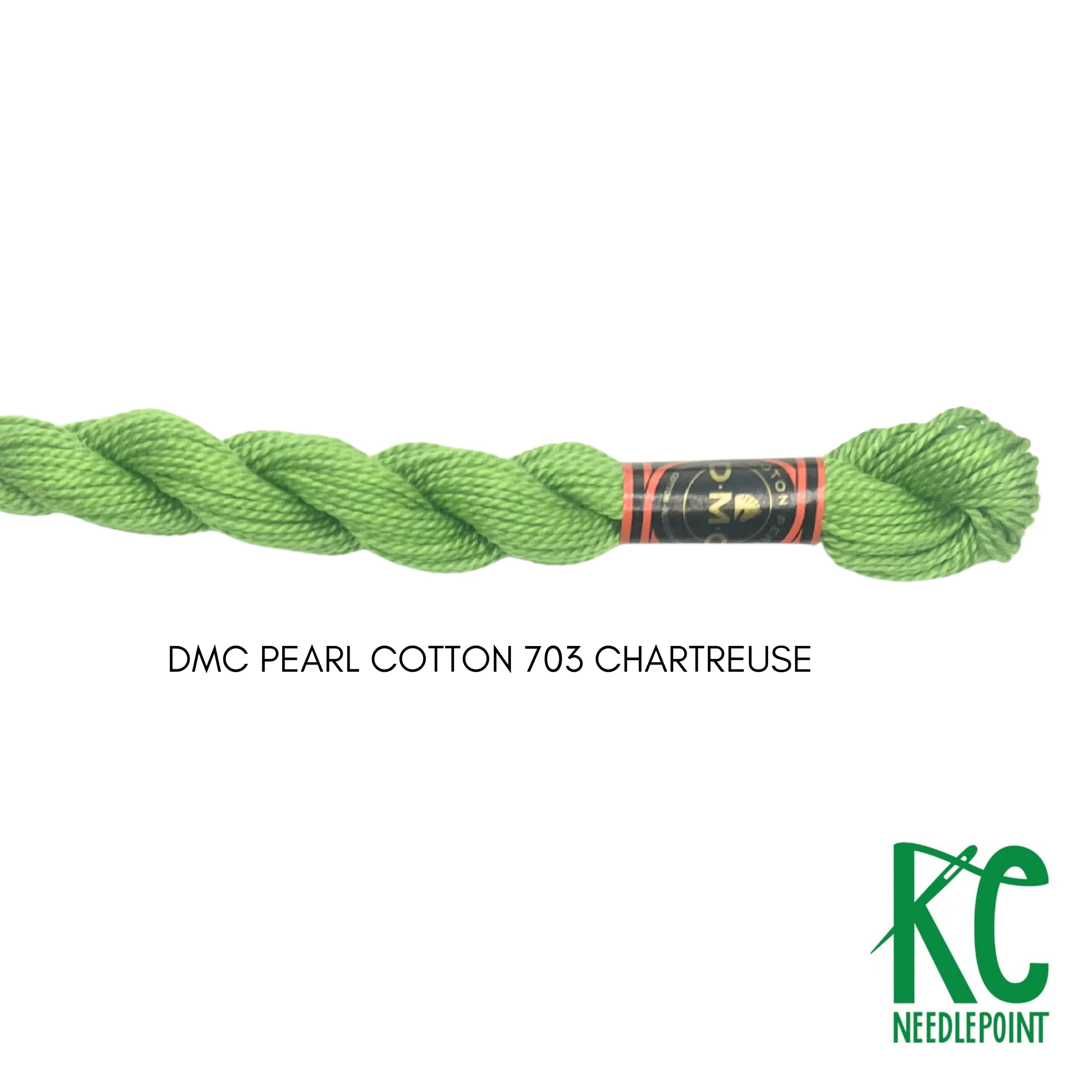 DMC 3 Pearl Cotton 703 Chartreuse