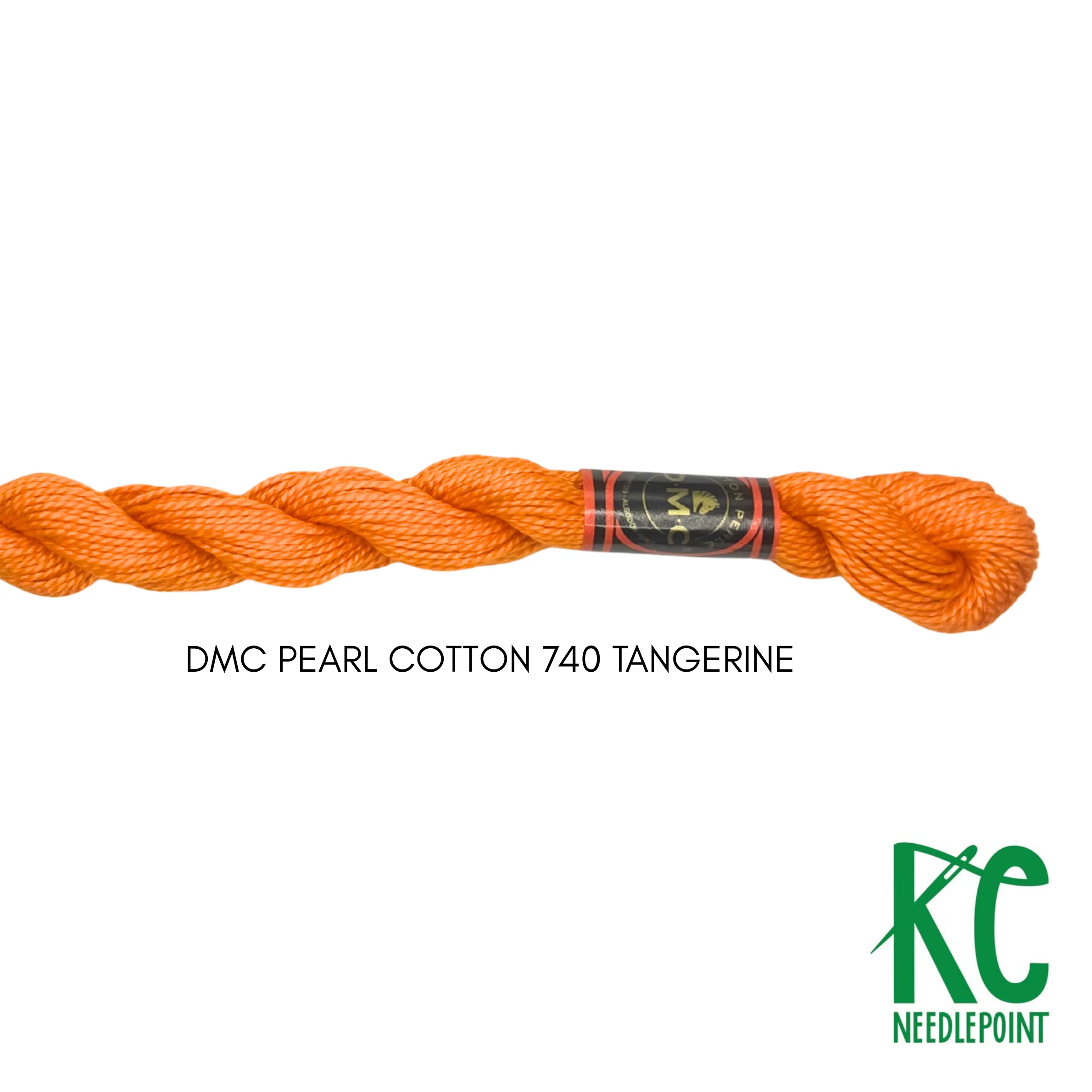 DMC 3 Pearl Cotton 740 Tangerine