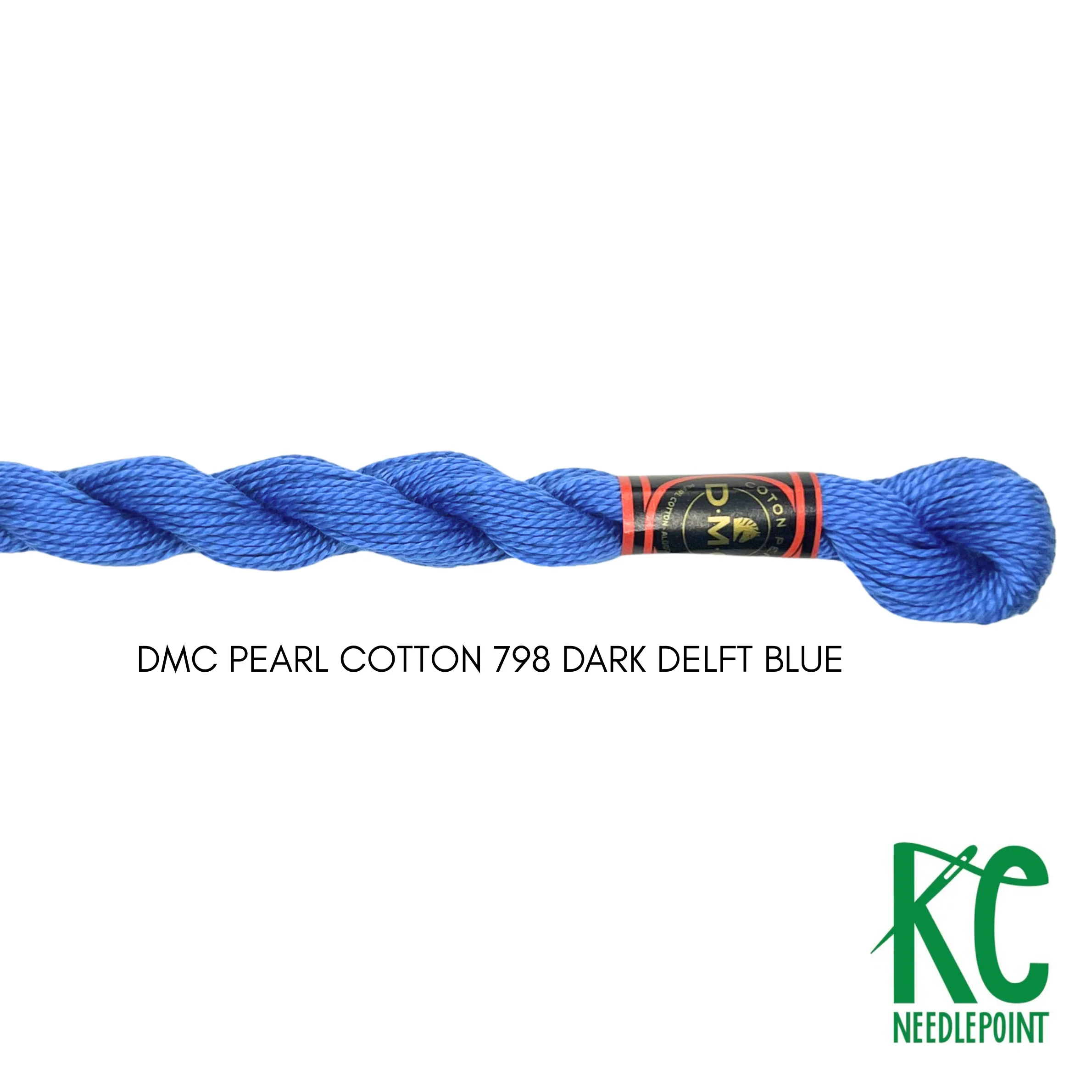 DMC 3 Pearl Cotton 798 Dark Delft Blue