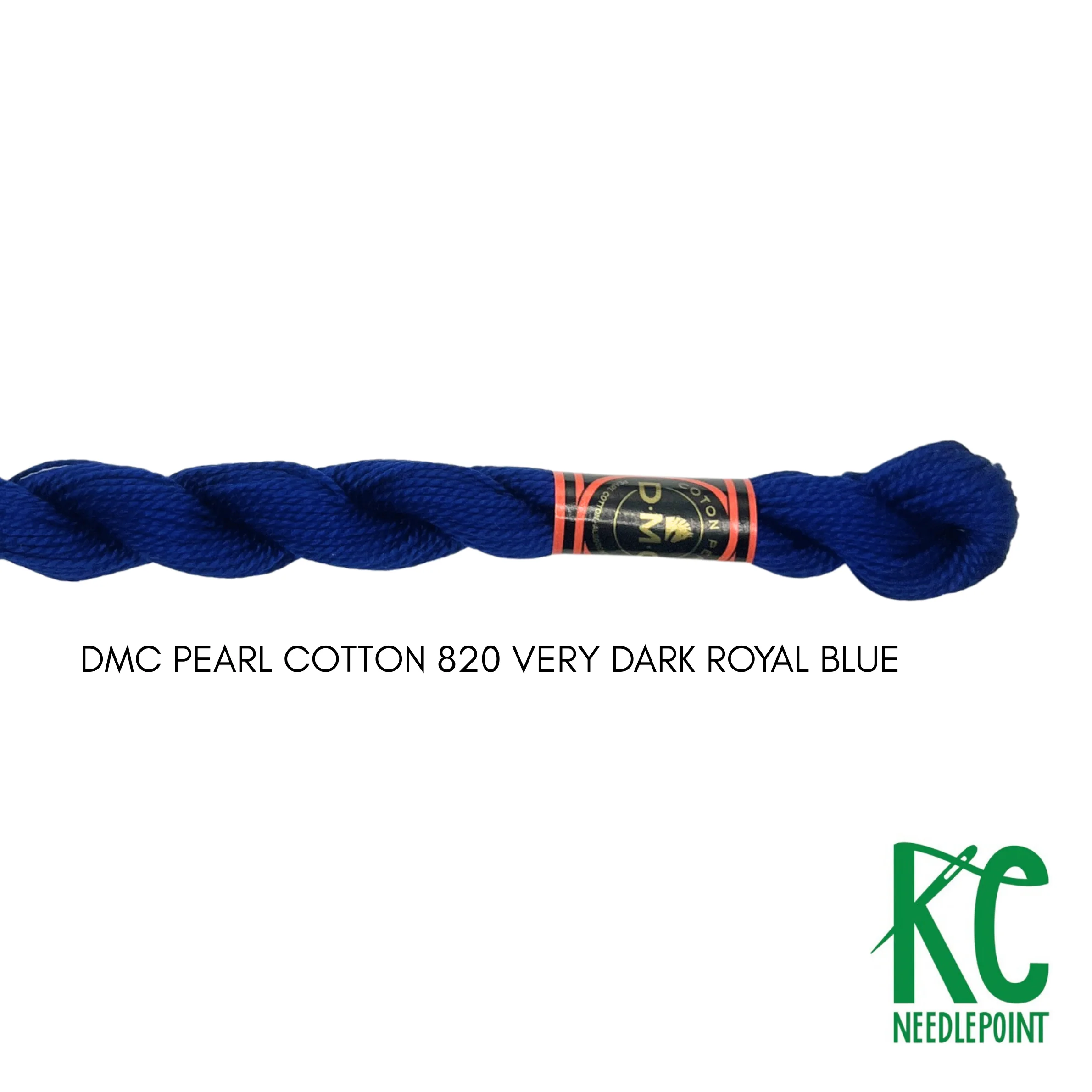 DMC 3 Pearl Cotton 820 Very Dark Royal Blue