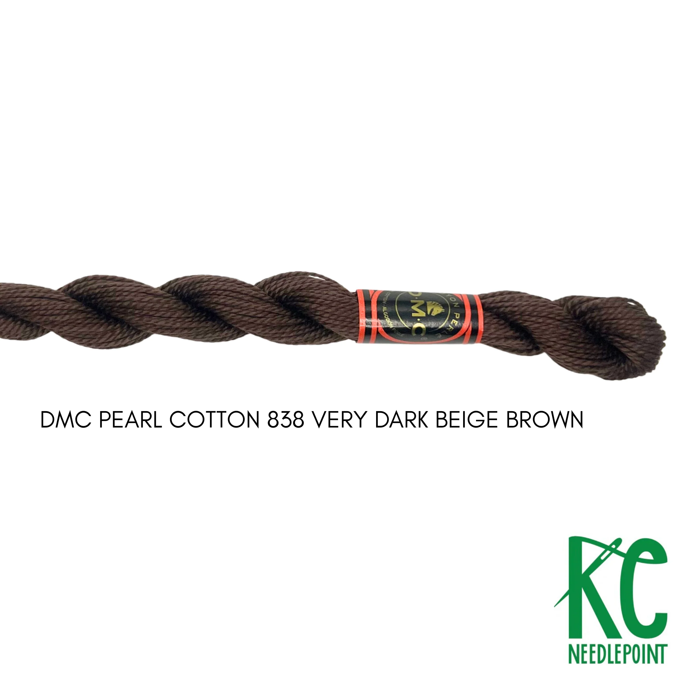 DMC 3 Pearl Cotton 838 Very Dark Beige Brown