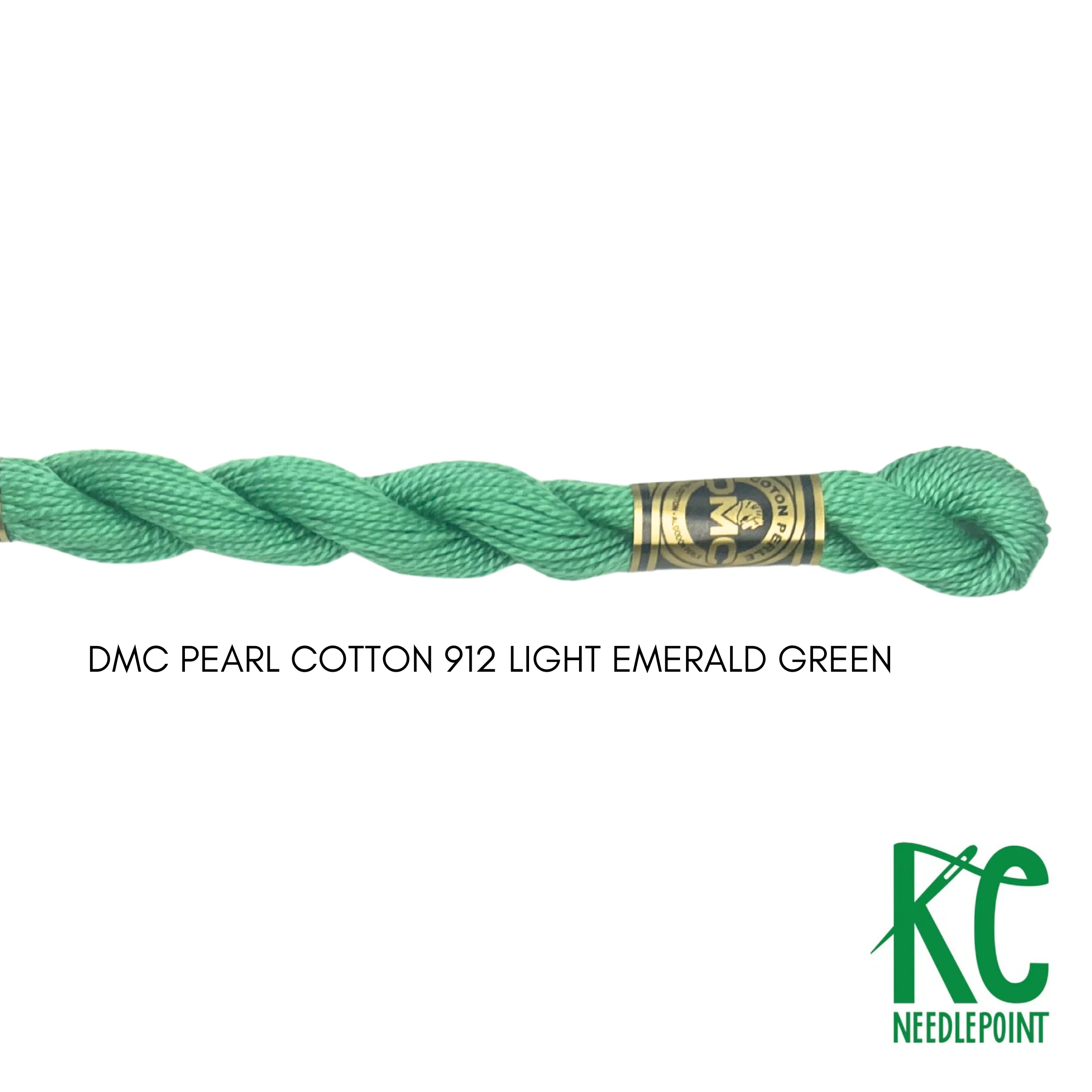 DMC 3 Pearl Cotton 912 Light Emerald Green