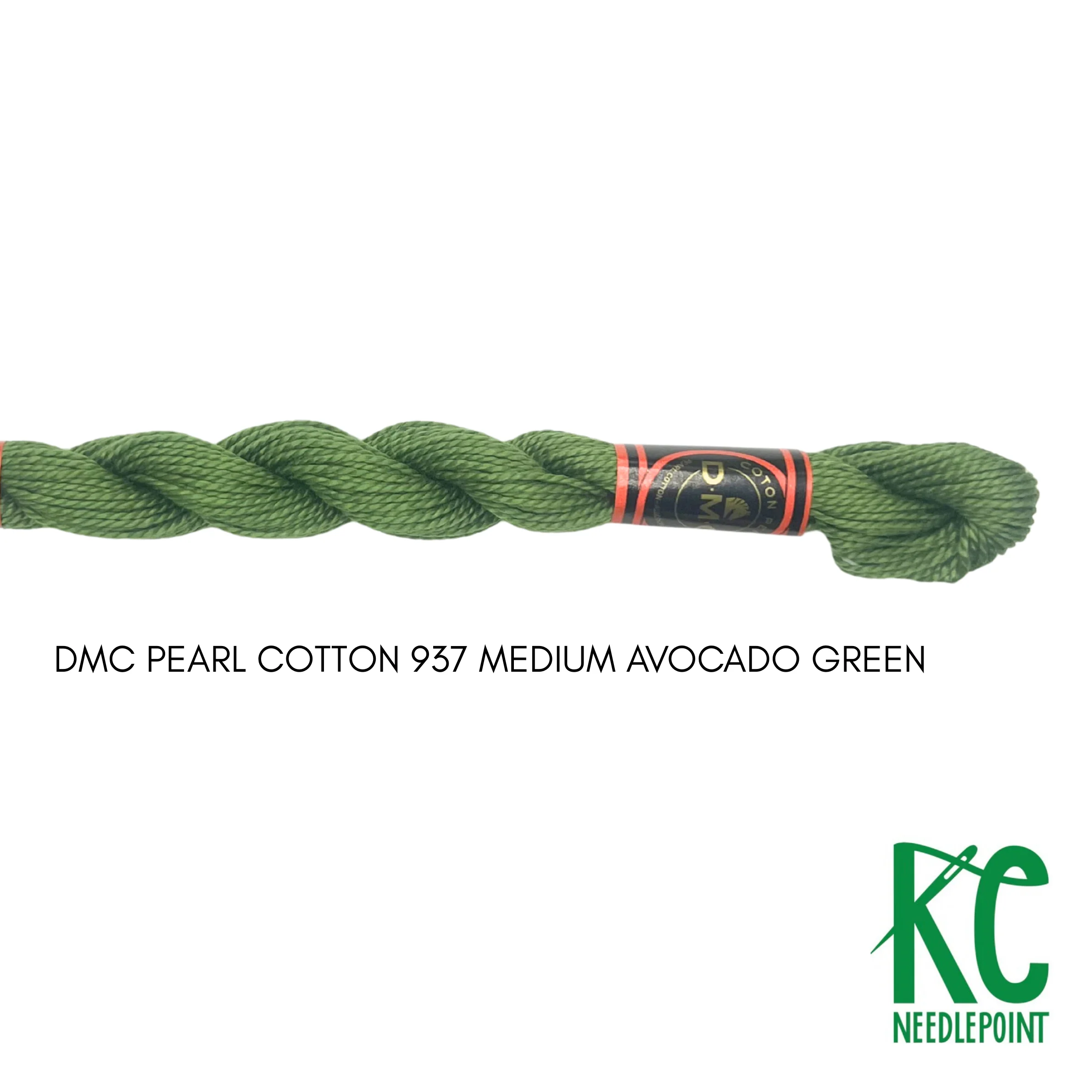 DMC 3 Pearl Cotton 937 Medium Avocado Green