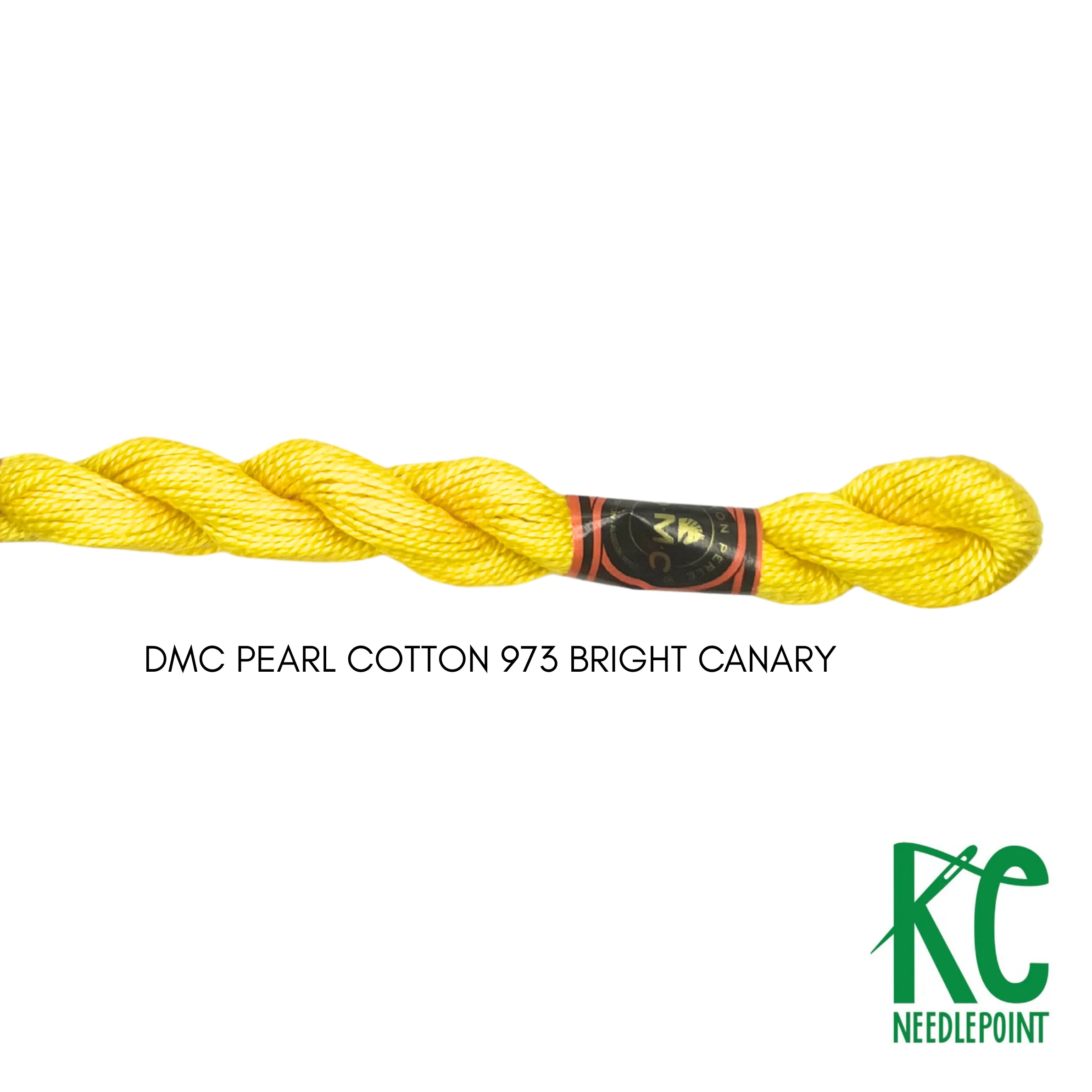 DMC 3 Pearl Cotton 973 Bright Canary