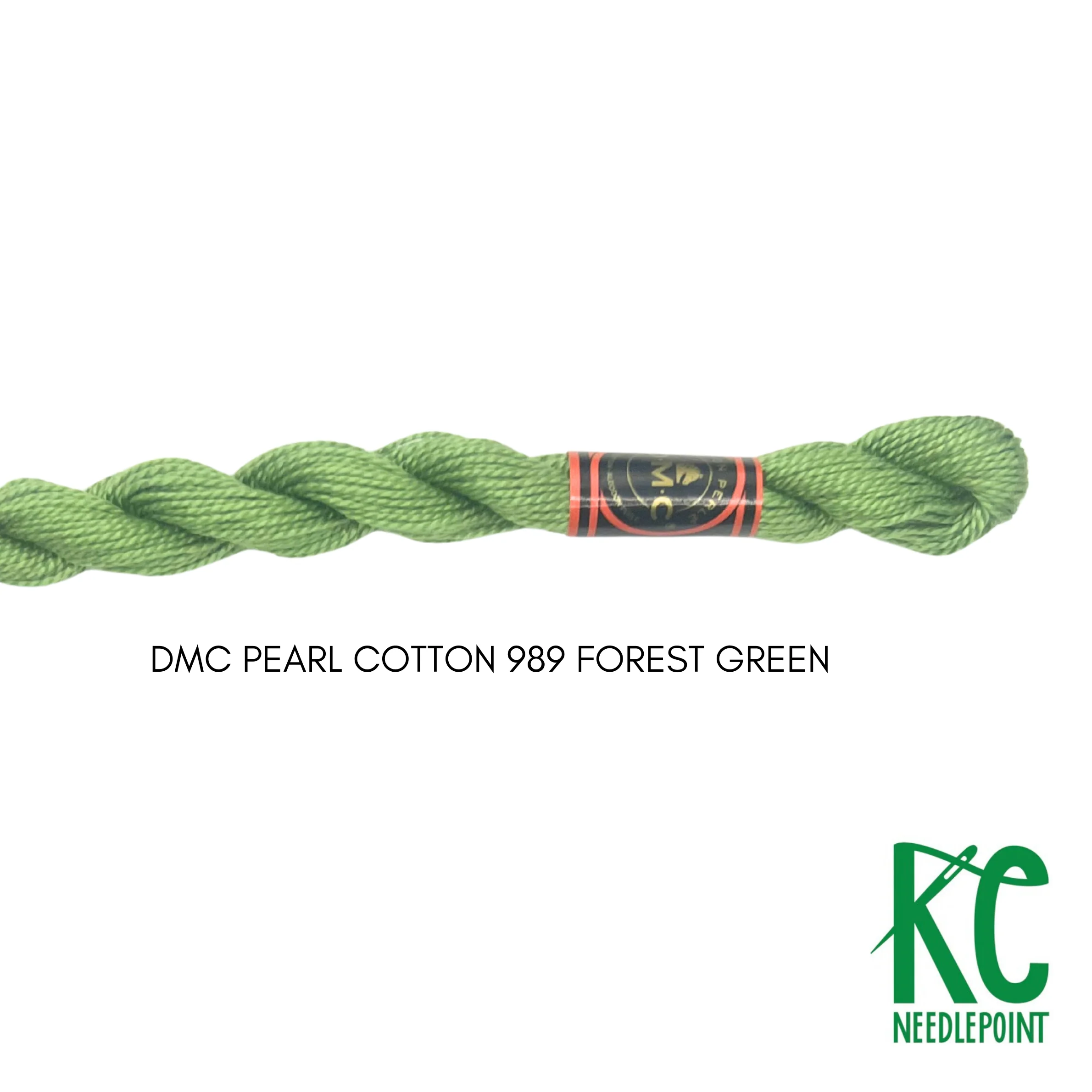 DMC 3 Pearl Cotton 989 Forest Green