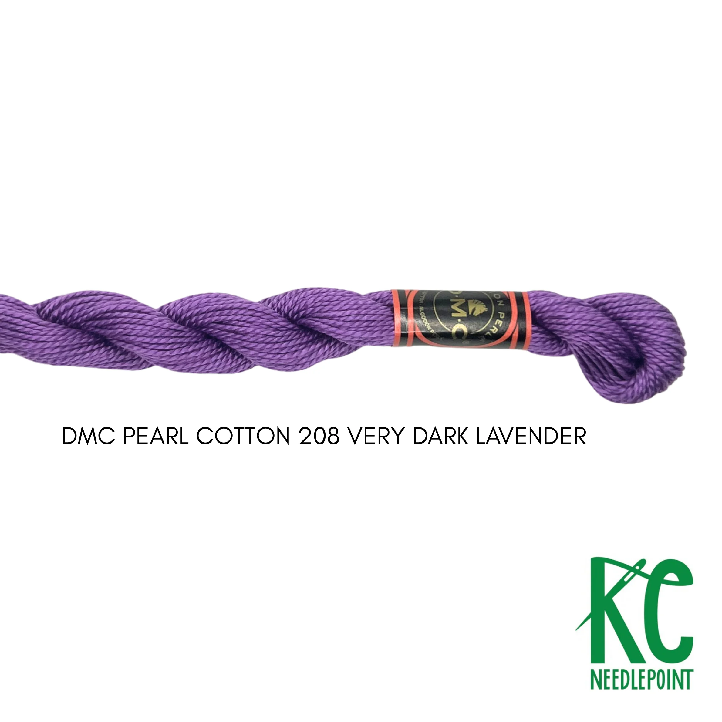 DMC 5 Pearl Cotton 208 Very Dark Lavender