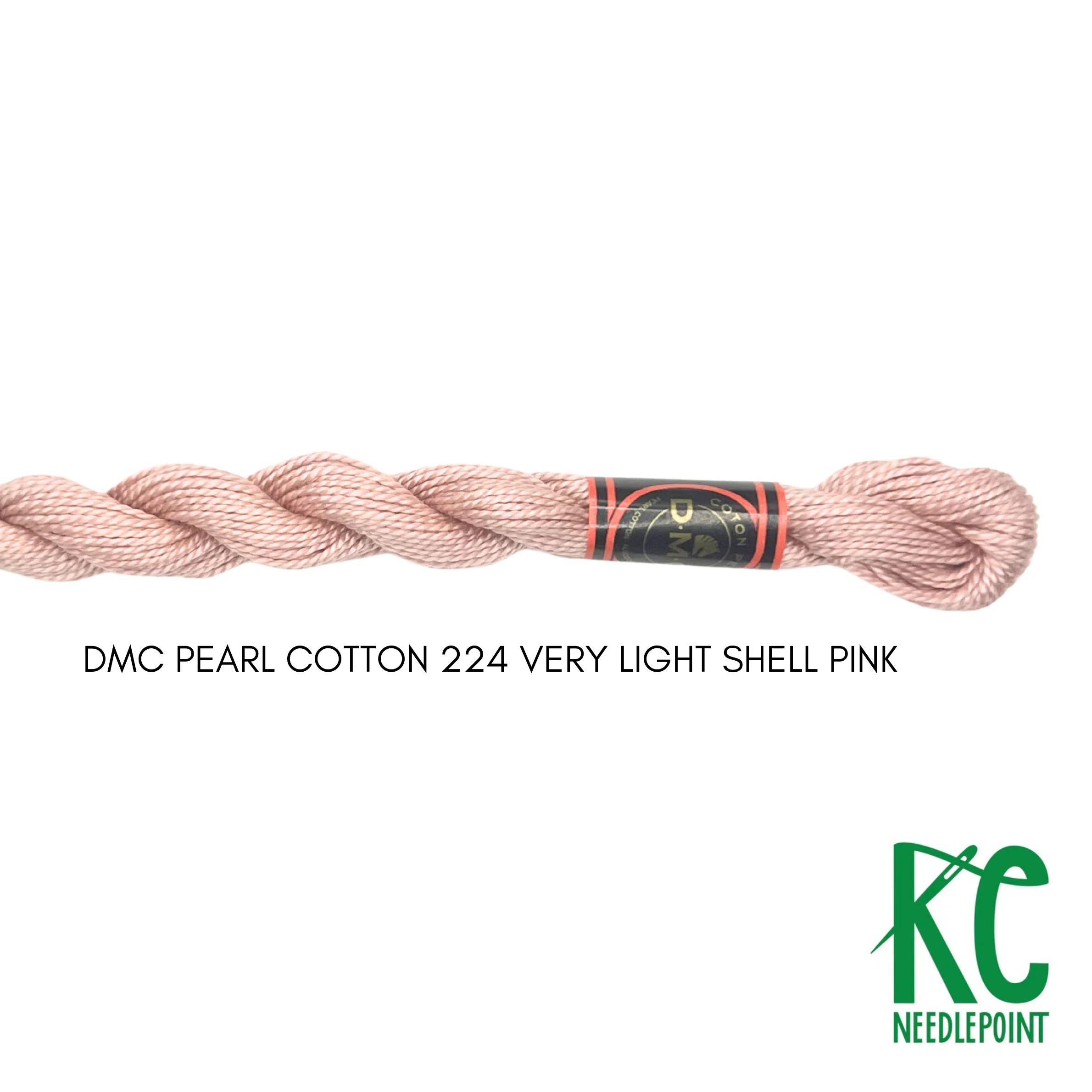 DMC 5 Pearl Cotton 224 Very Light Shell Pink