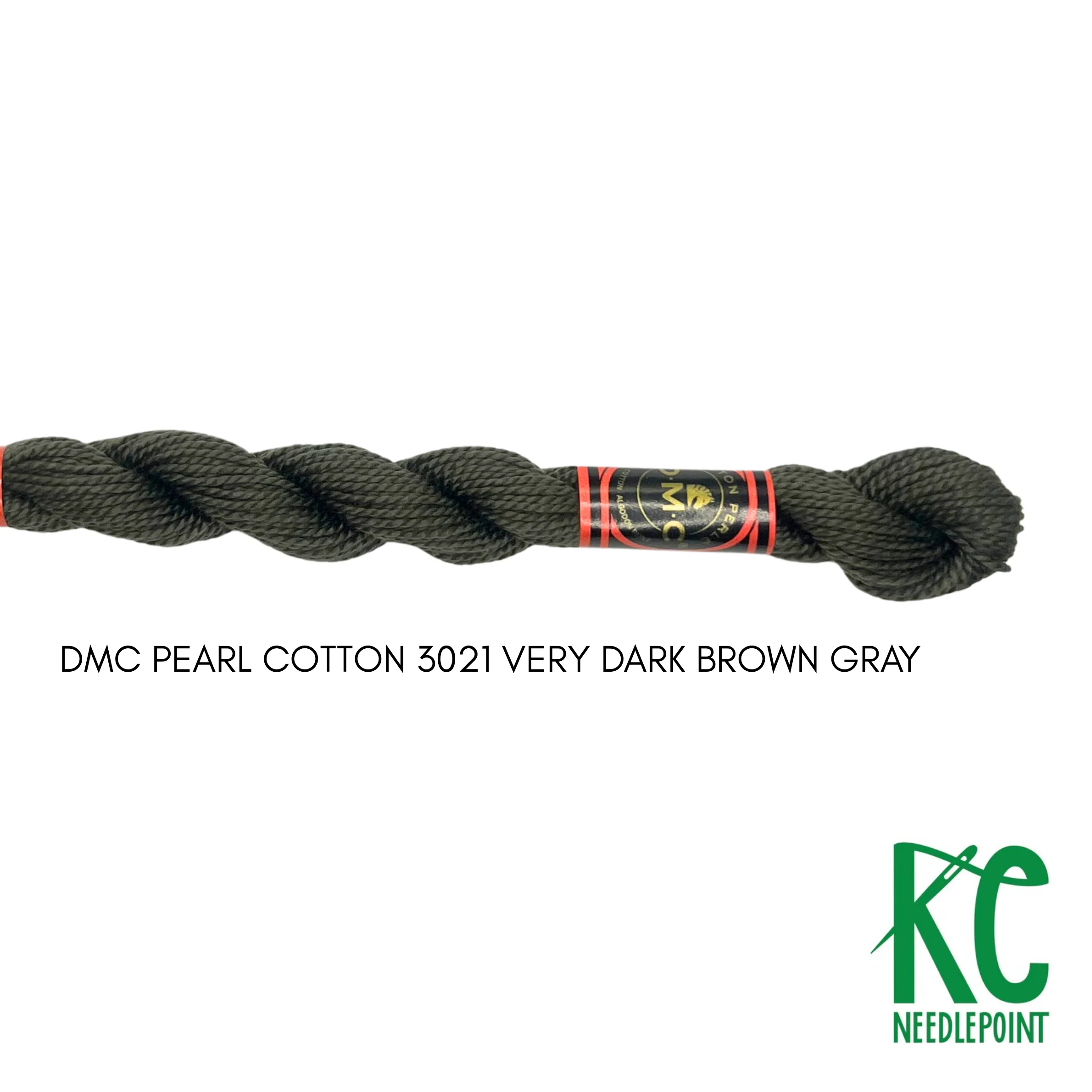 DMC 5 Pearl Cotton 3021 Very Dark Brown Gray