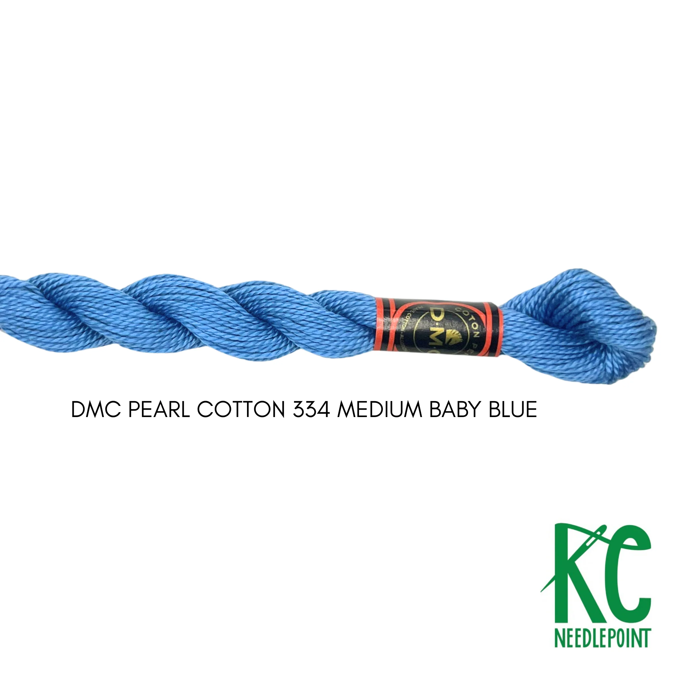 DMC 5 Pearl Cotton 334 Medium Baby Blue