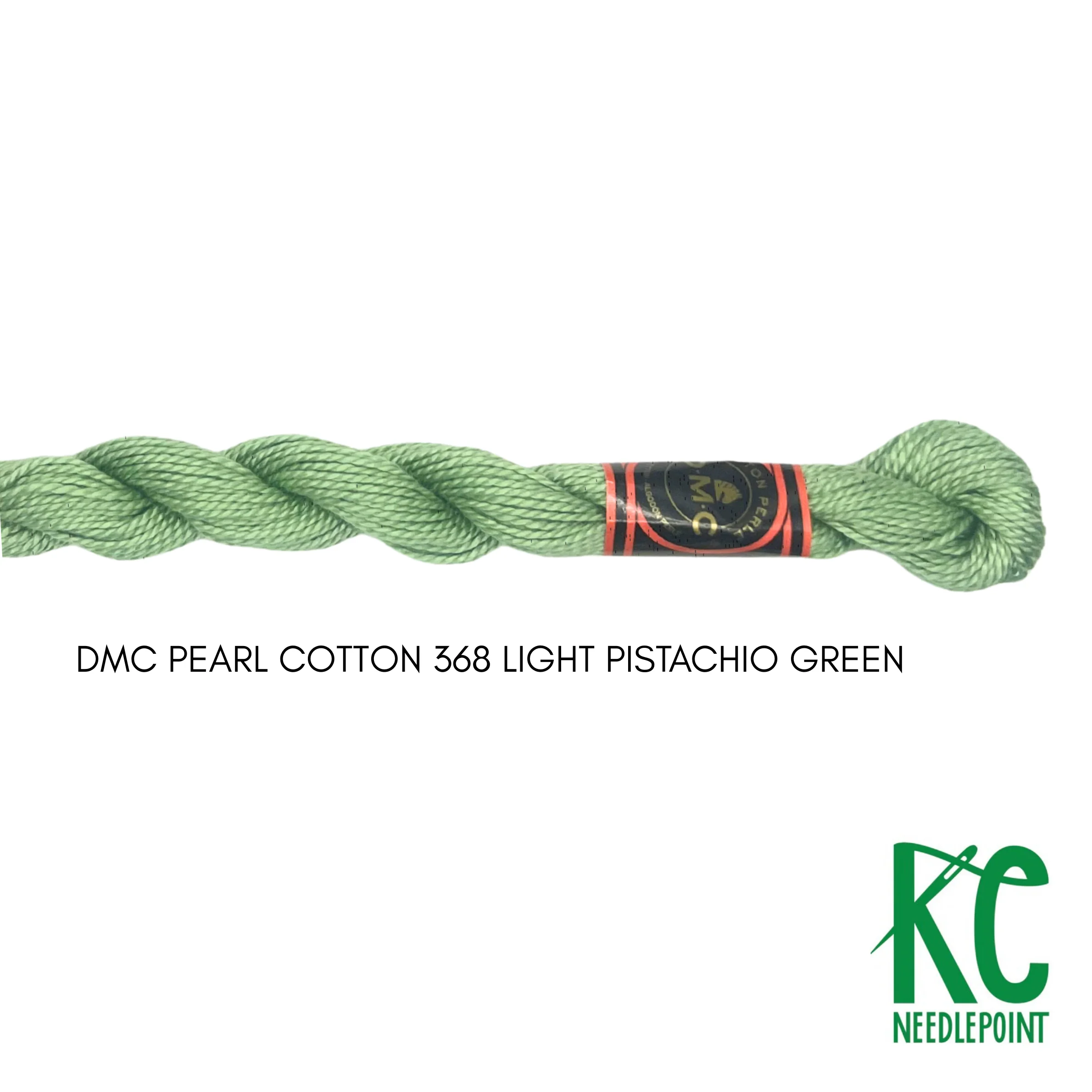 DMC 5 Pearl Cotton 368 Light Pistachio Green