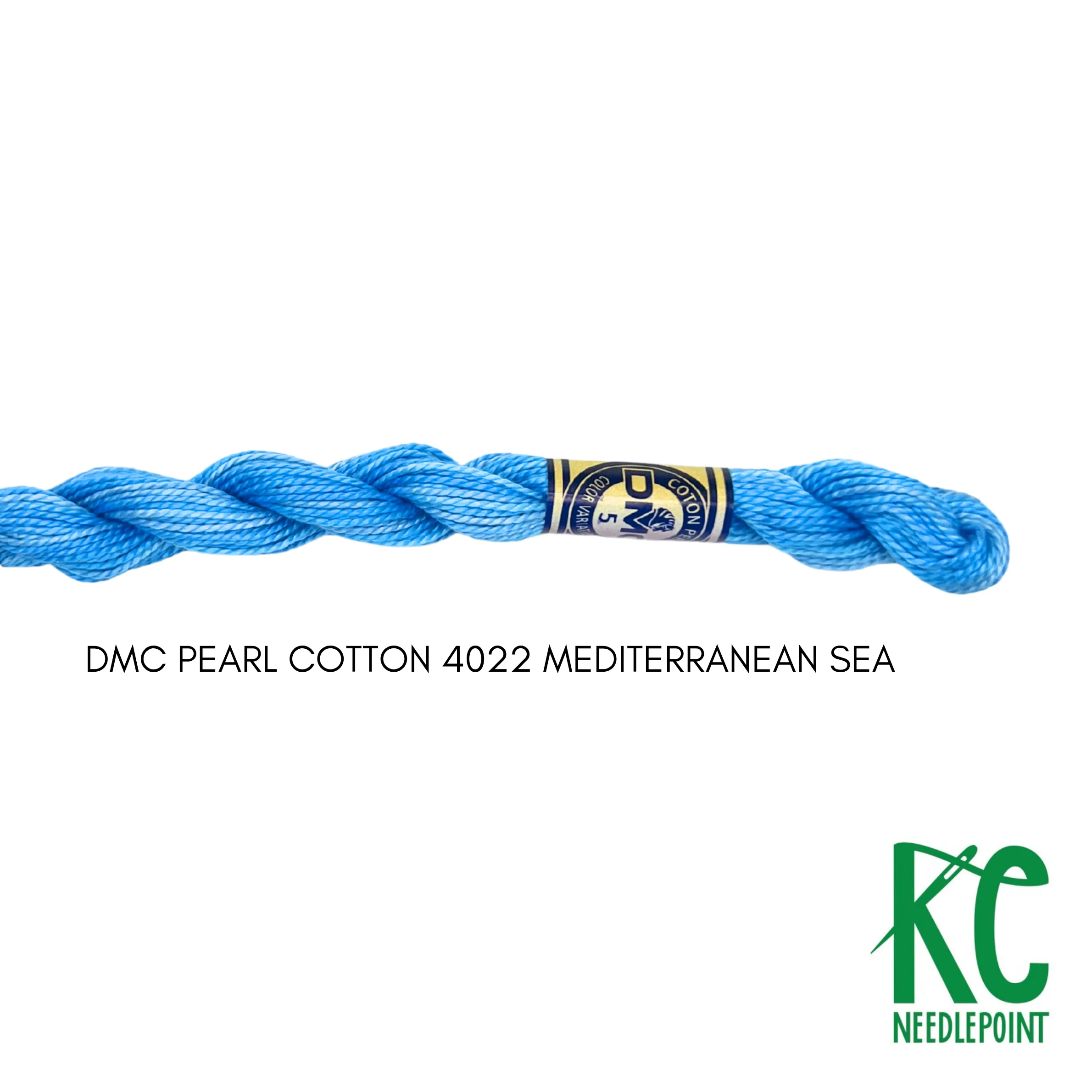 DMC 5 Pearl Cotton 4022 Mediterranean Sea