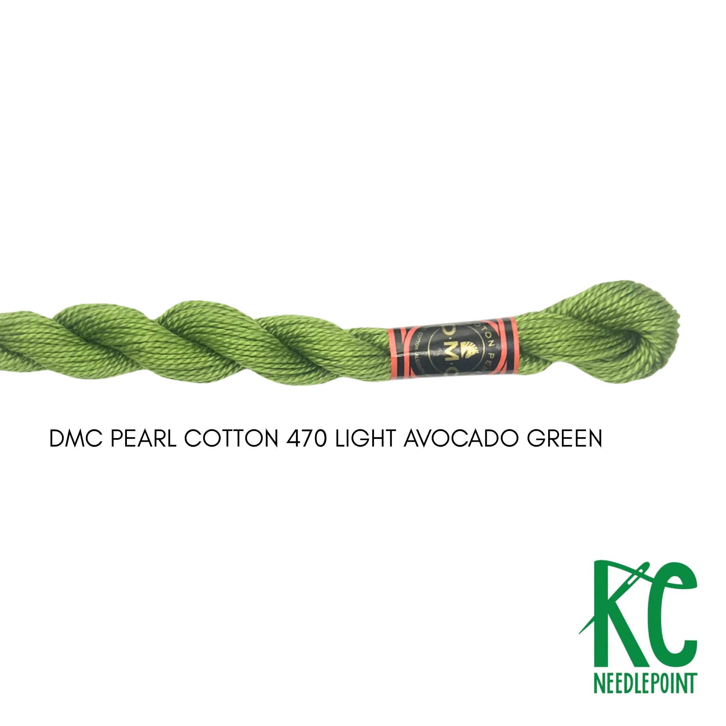DMC 5 Pearl Cotton 470 Light Avocado Green