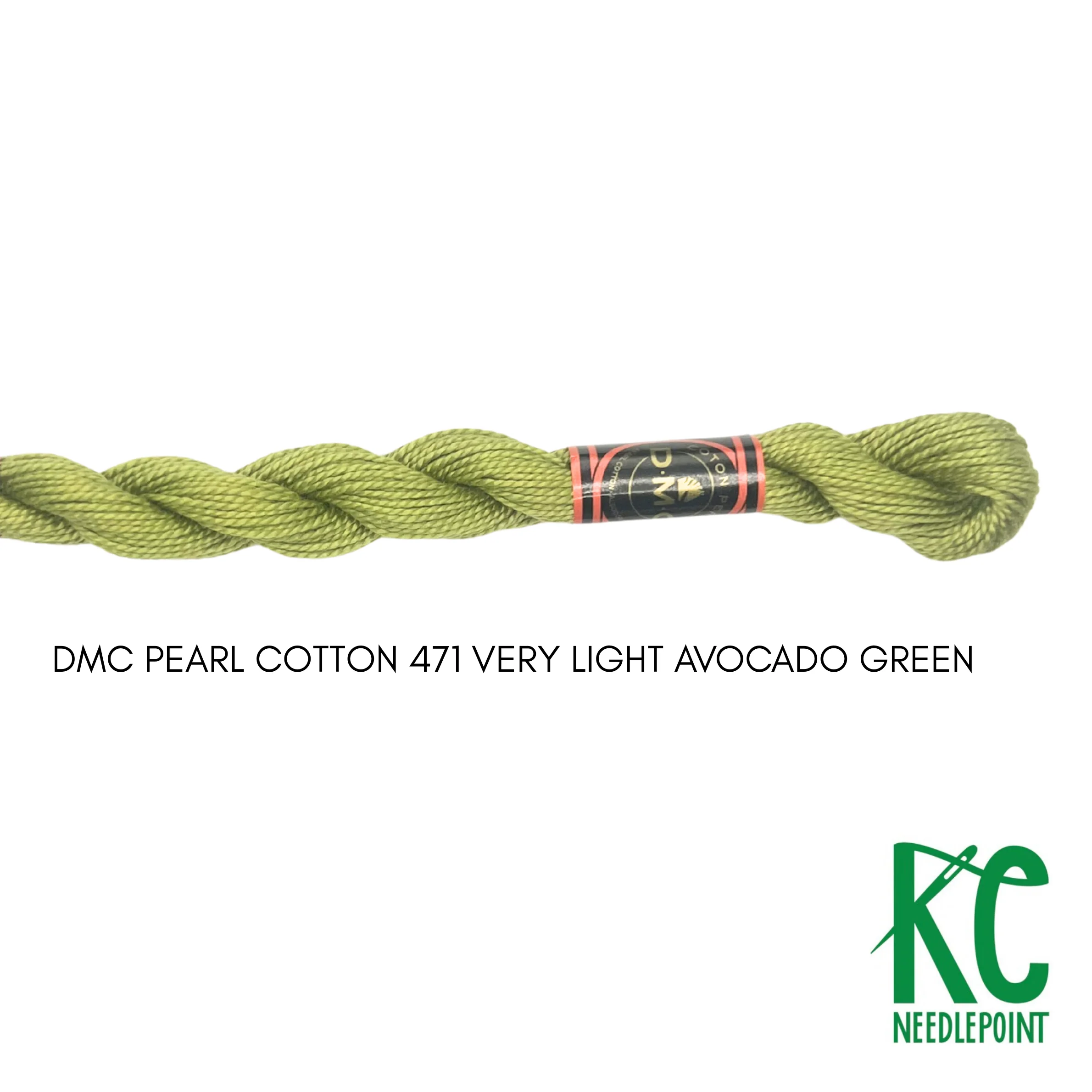 DMC 5 Pearl Cotton 471 Very Light Avocado Green