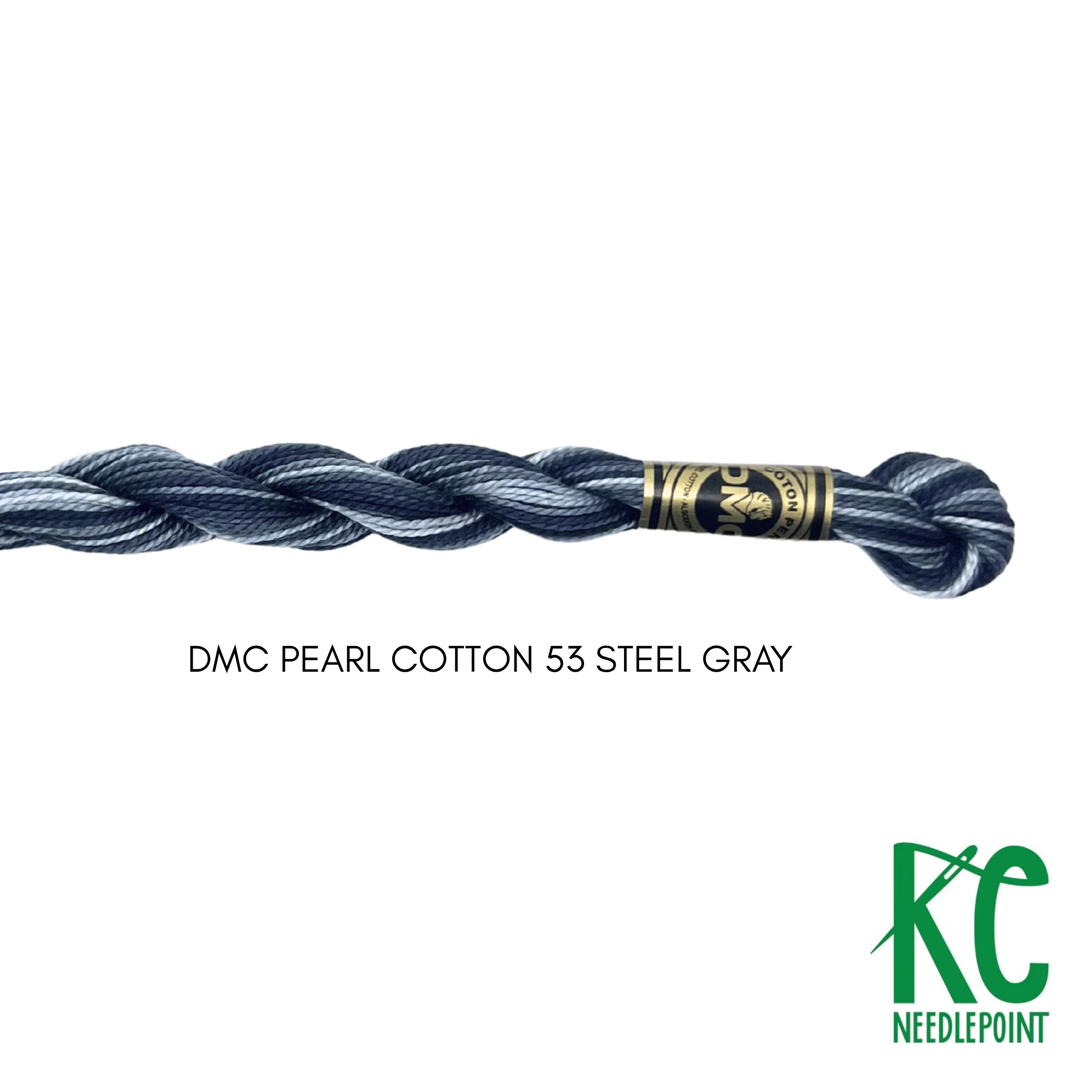 DMC 5 Pearl Cotton 53 Steel Gray