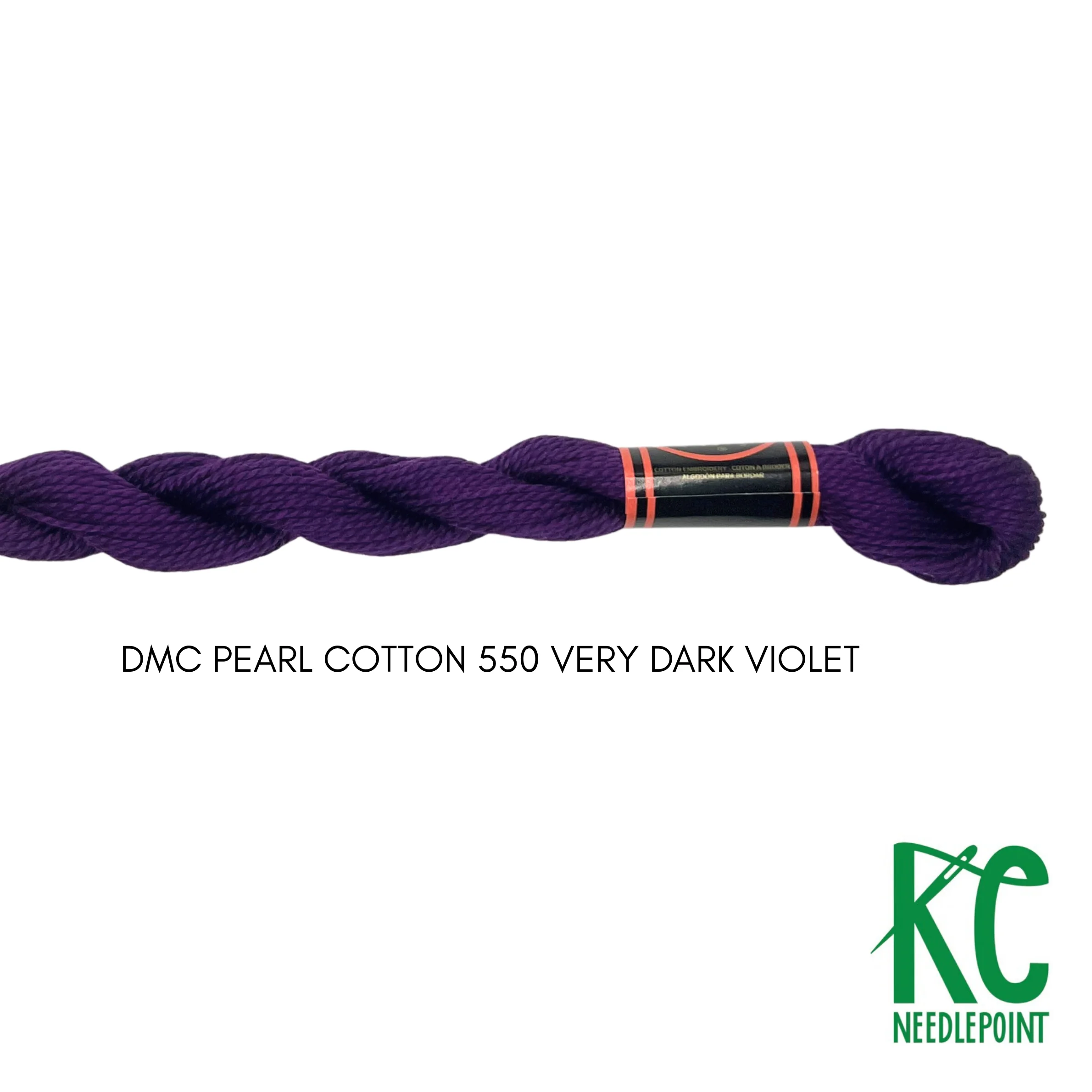 DMC 5 Pearl Cotton 550 Very Dark Violet