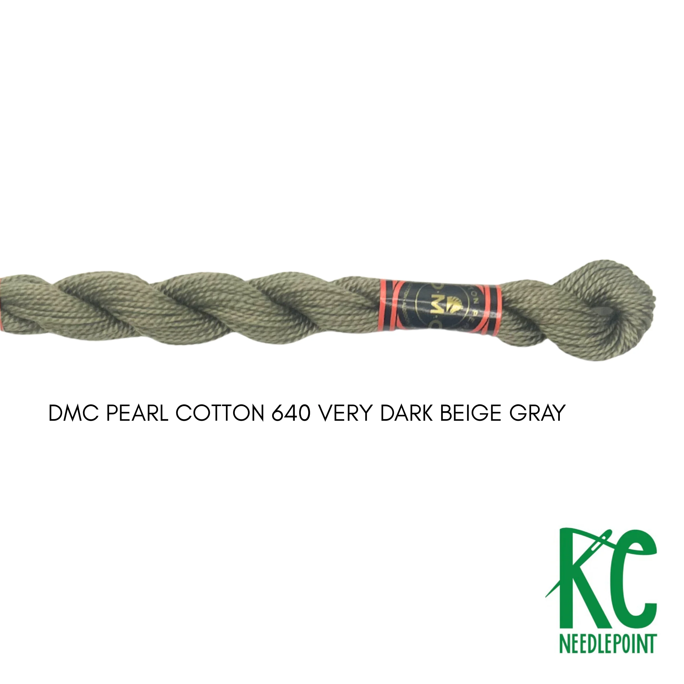 DMC 5 Pearl Cotton 640 Very Dark Beige Gray