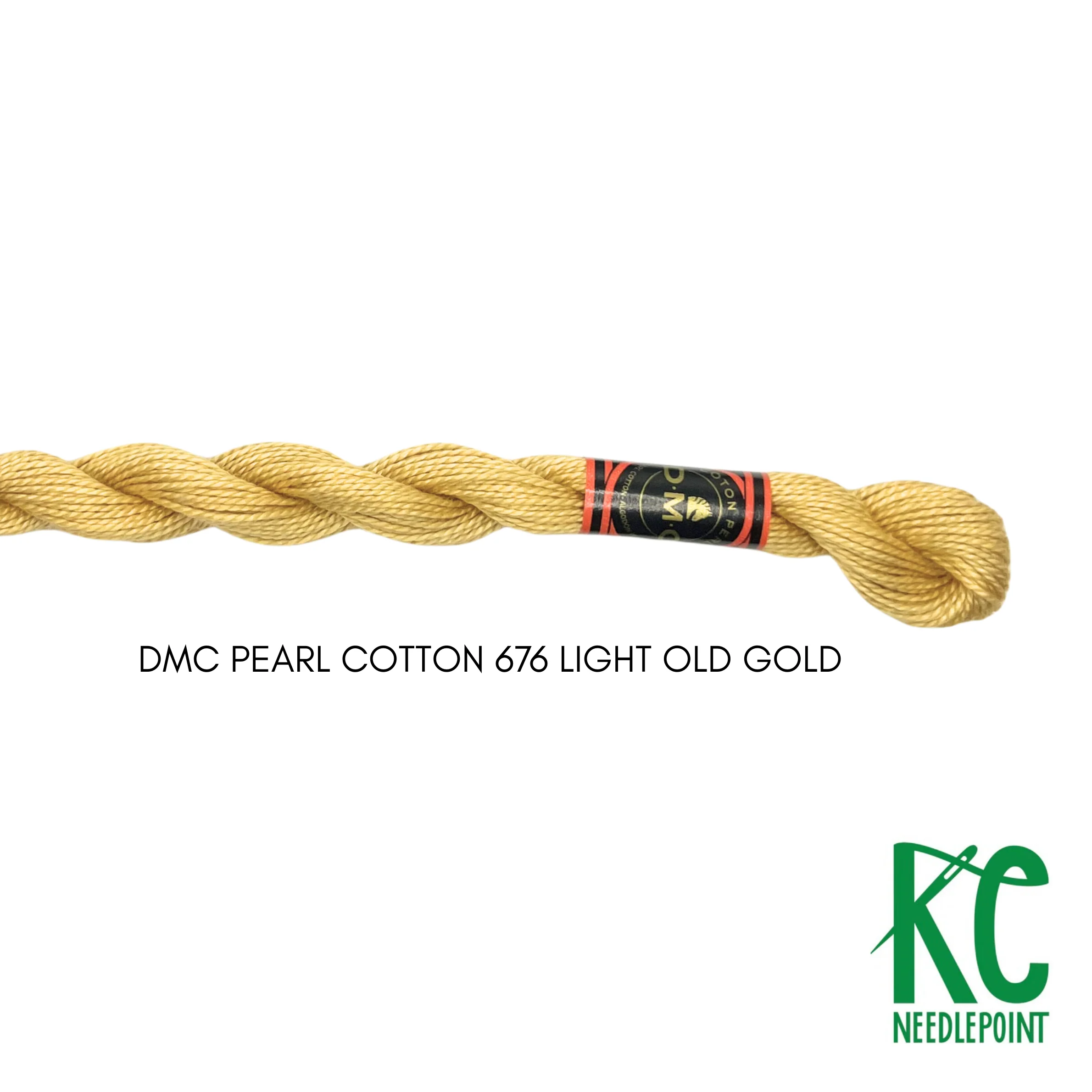 DMC 5 Pearl Cotton 676 Light Old Gold