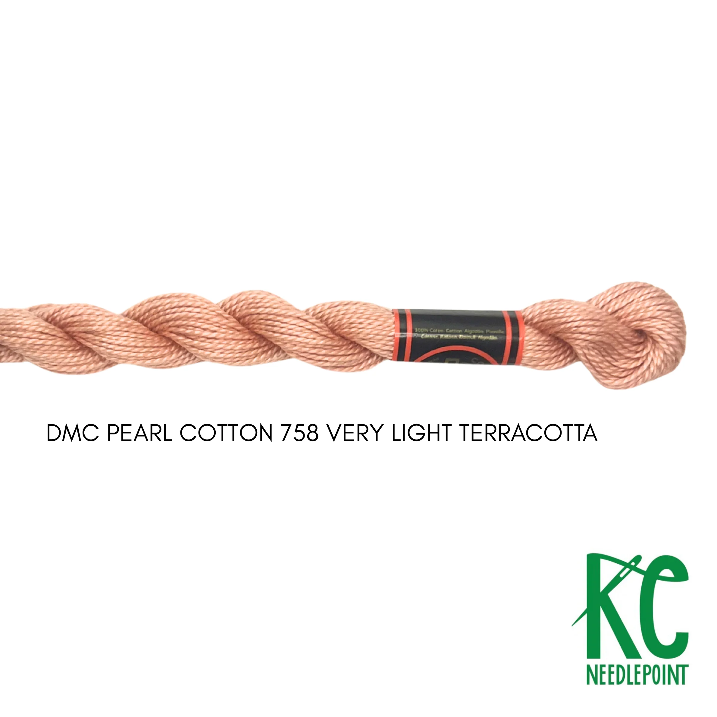 DMC 5 Pearl Cotton 758 Very Light Terracotta