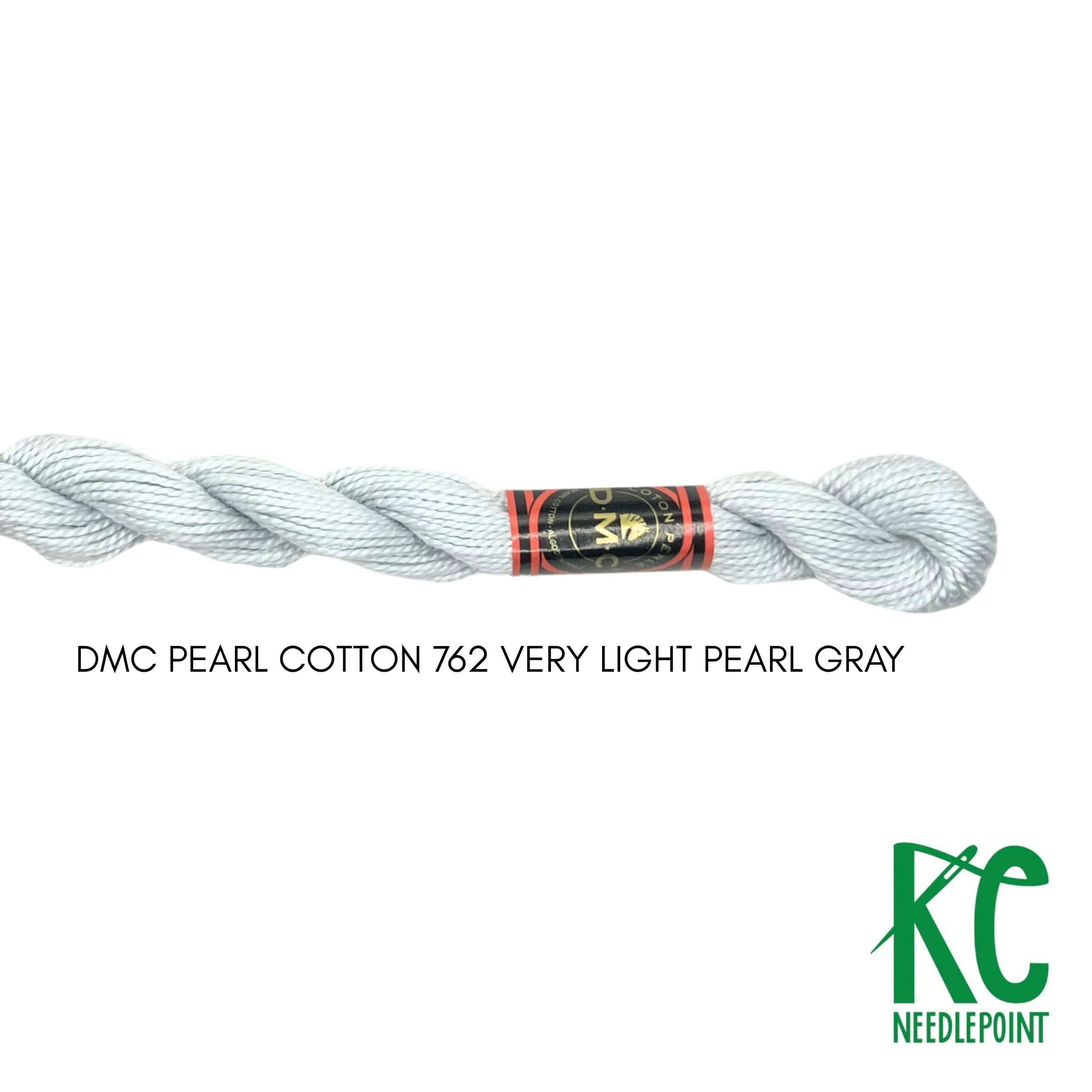 DMC 5 Pearl Cotton 762 Very Light Pearl Gray