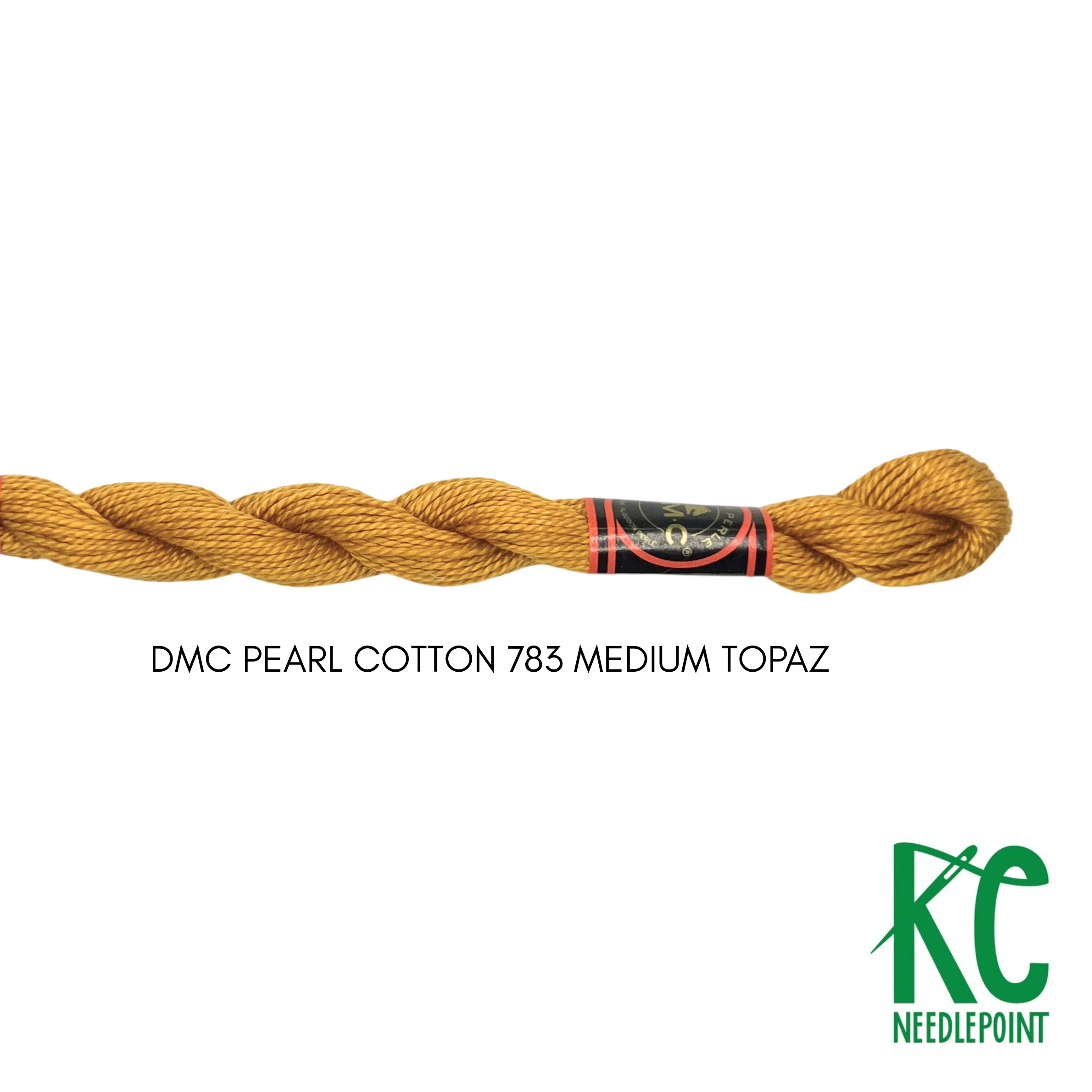 DMC 5 Pearl Cotton 783 Medium Topaz