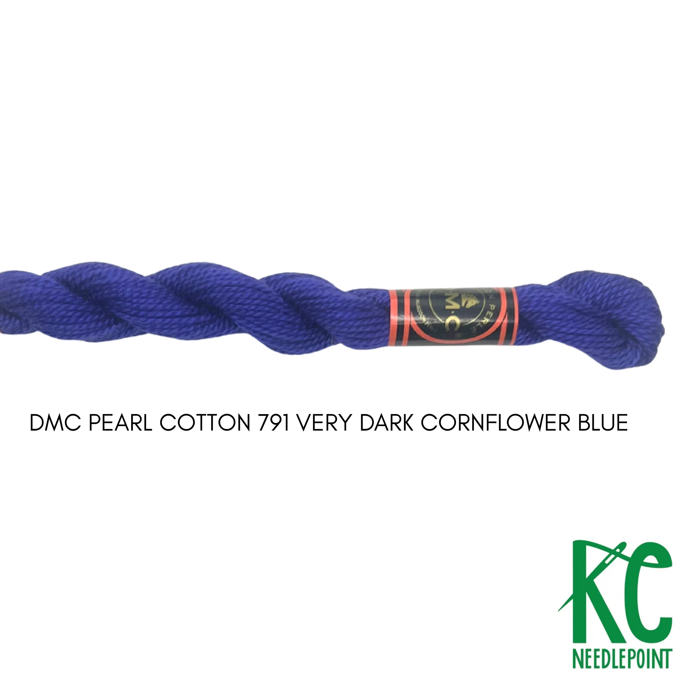 DMC 5 Pearl Cotton 791 Very Dark Cornflower Blue