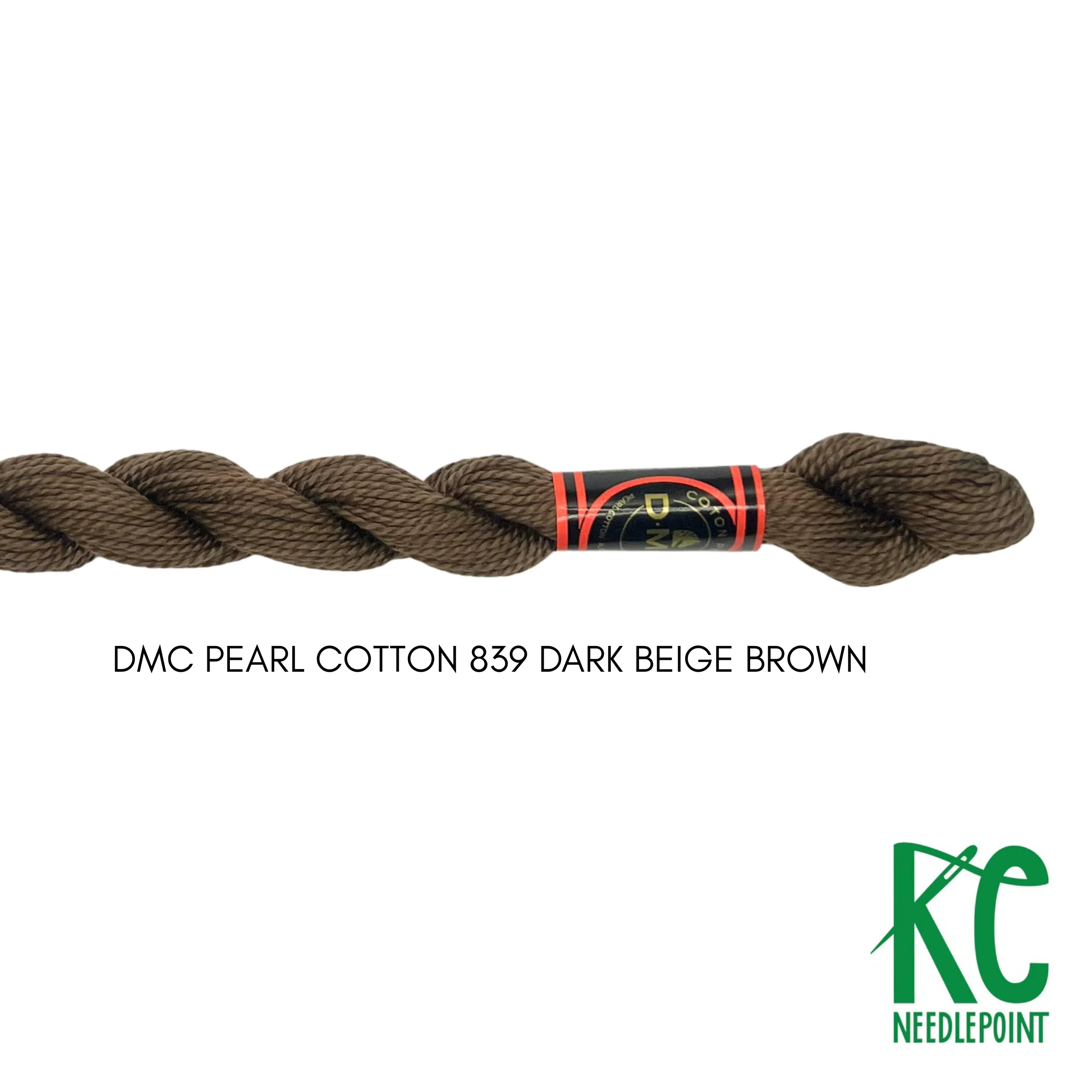 DMC 5 Pearl Cotton 839 Dark Beige Brown