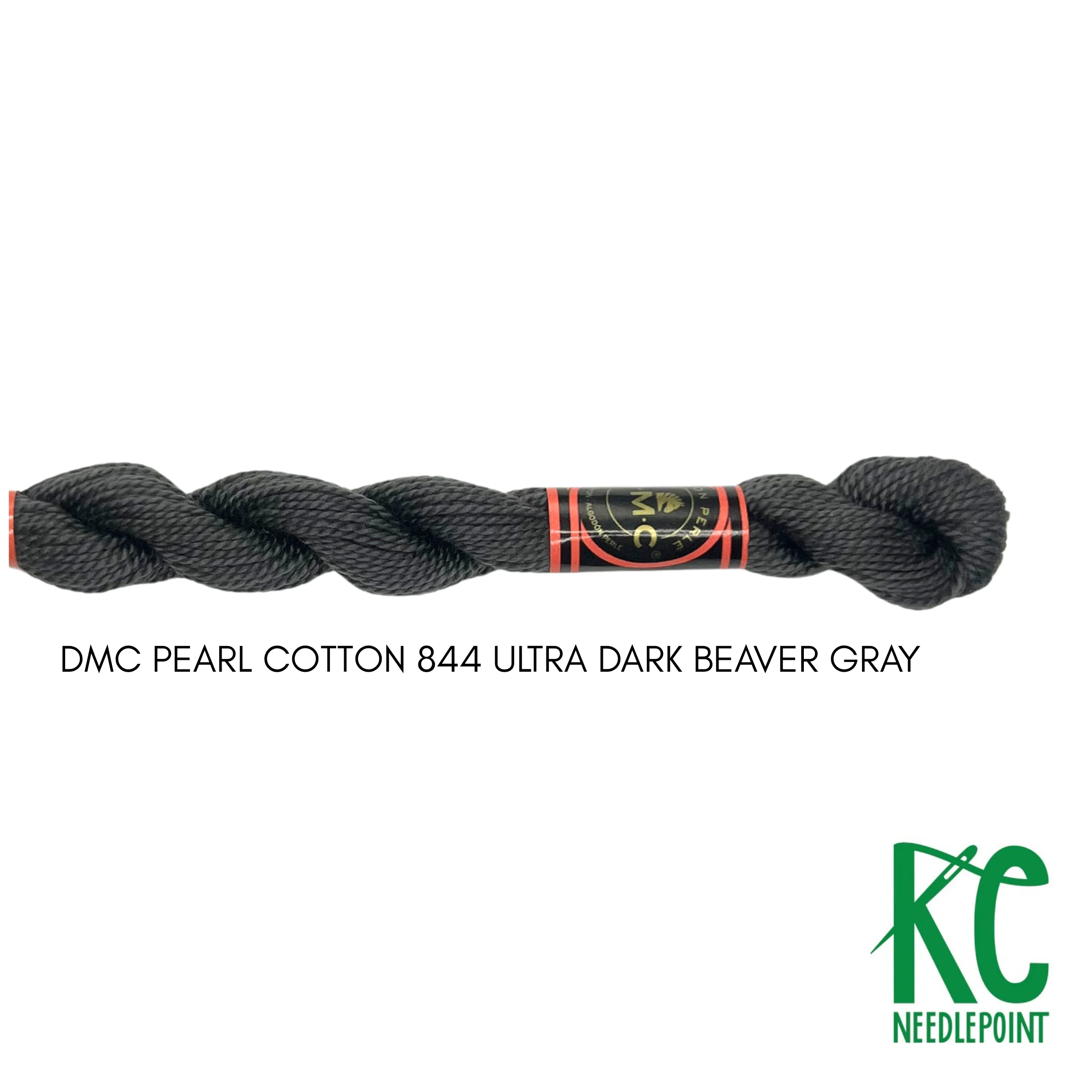 DMC 5 Pearl Cotton 844 Ultra Dark Beaver Gray