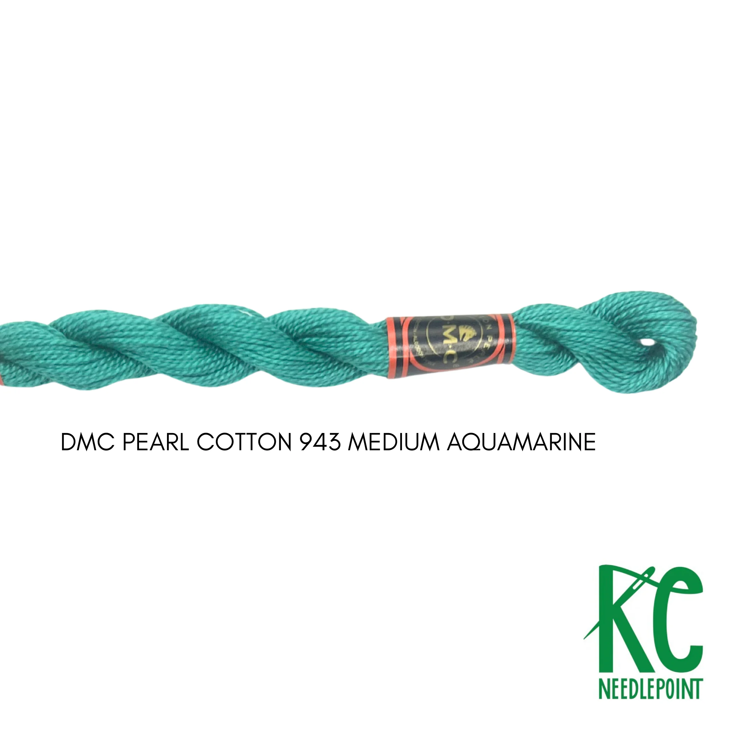 DMC 5 Pearl Cotton 943 Medium Aquamarine
