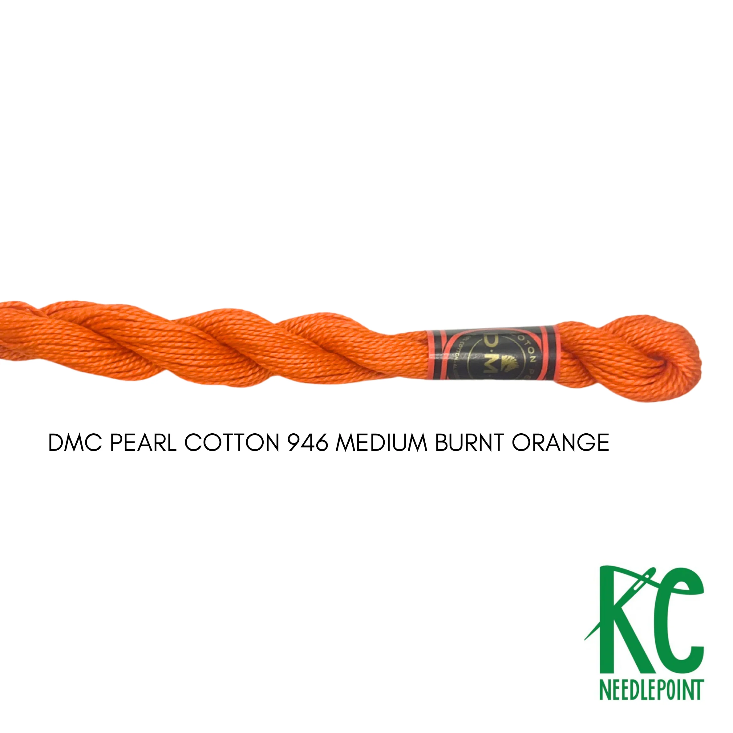 DMC 3 Pearl Cotton 946 Medium Burnt Orange