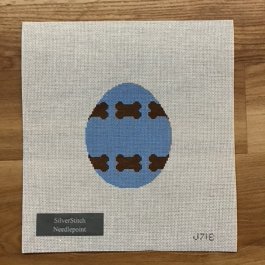 Dog Easter Egg Canvas