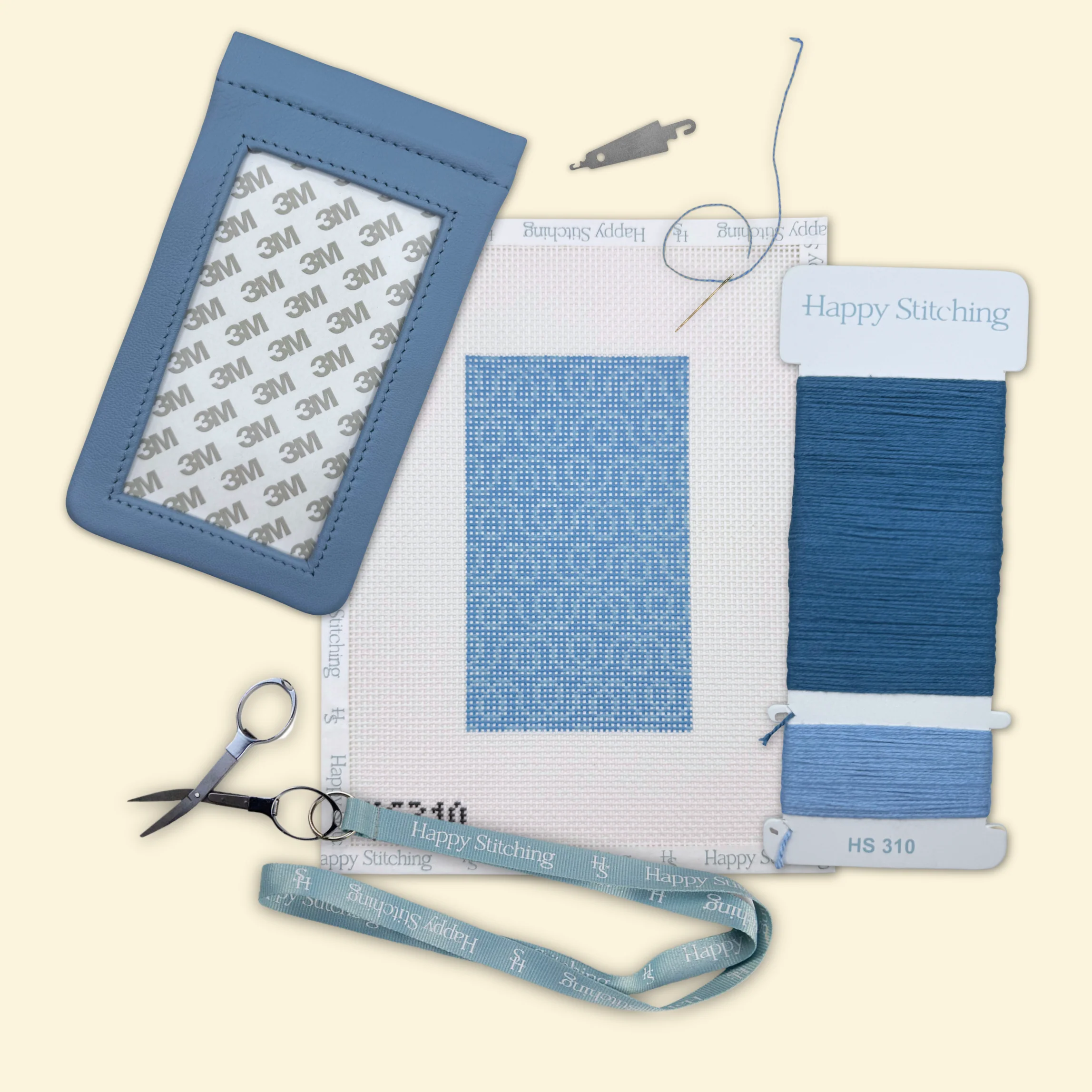 "Doodle Drift" Happy Stitching All-In-One Eyeglasses Case Kit
