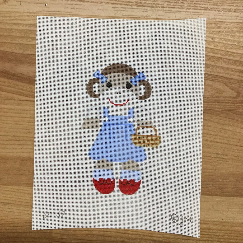 Dorothy Sock Monkey Canvas