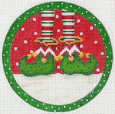 Elf Feet Ornament Canvas