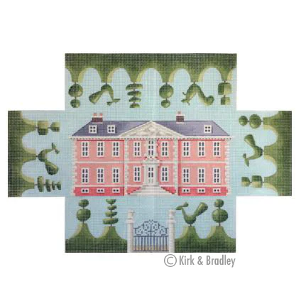 English Country Estate Door Stop Canvas