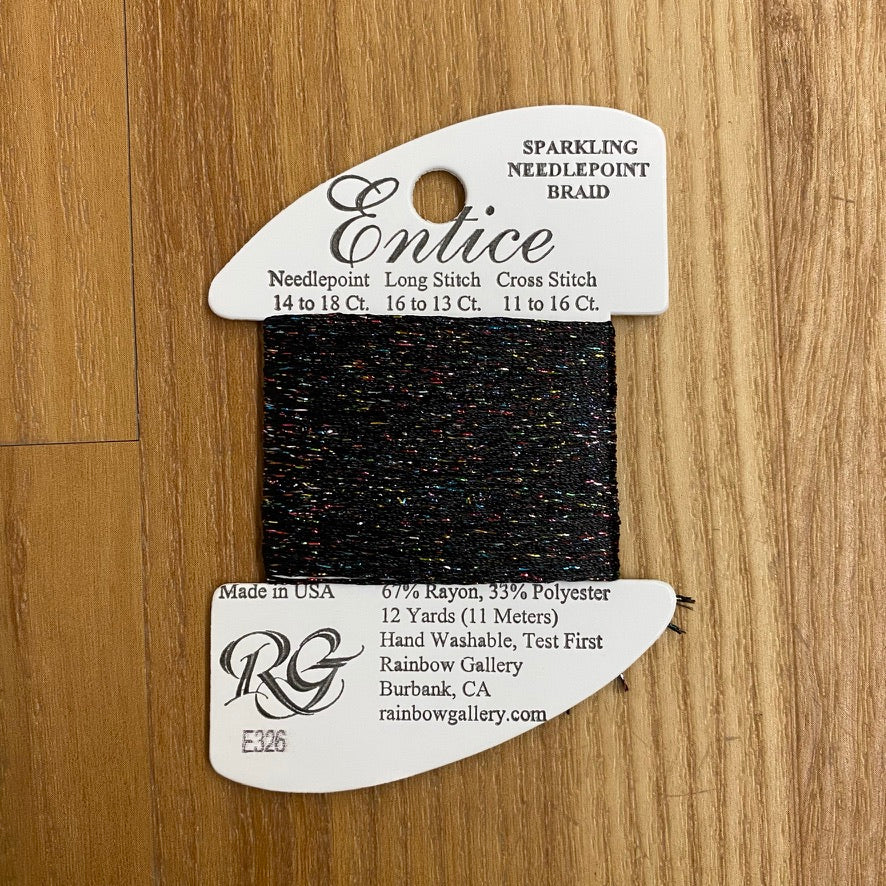 Entice E326 Black Sparkle