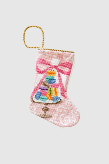 Finished Bauble Stocking: Bon Appetit Mararons