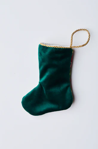 Finished Bauble Stocking:  Grand Slam Tennis Racquets in Green - Image 2