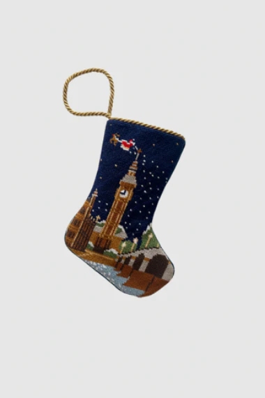 Finished Bauble Stocking: The Big Ben Bauble London
