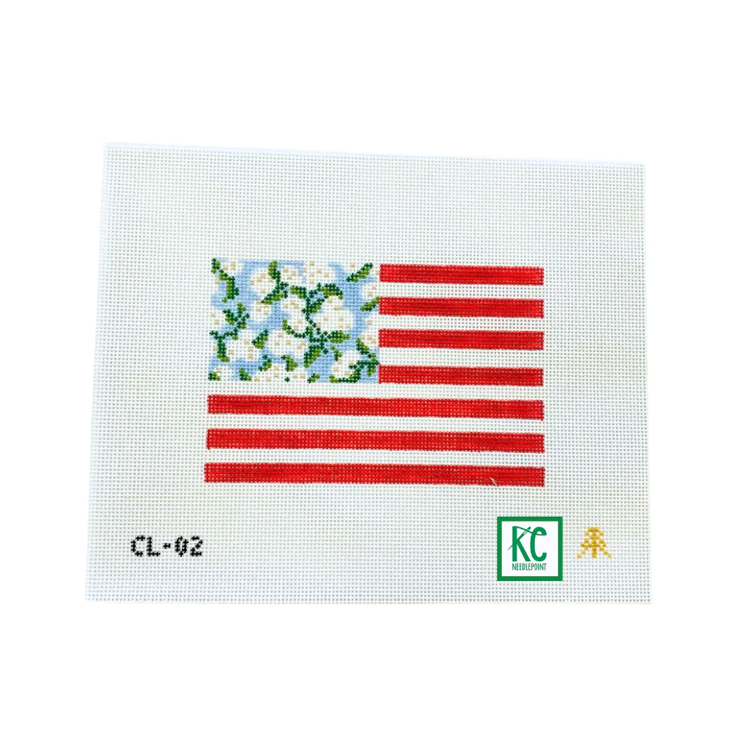 Floral Flag Canvas