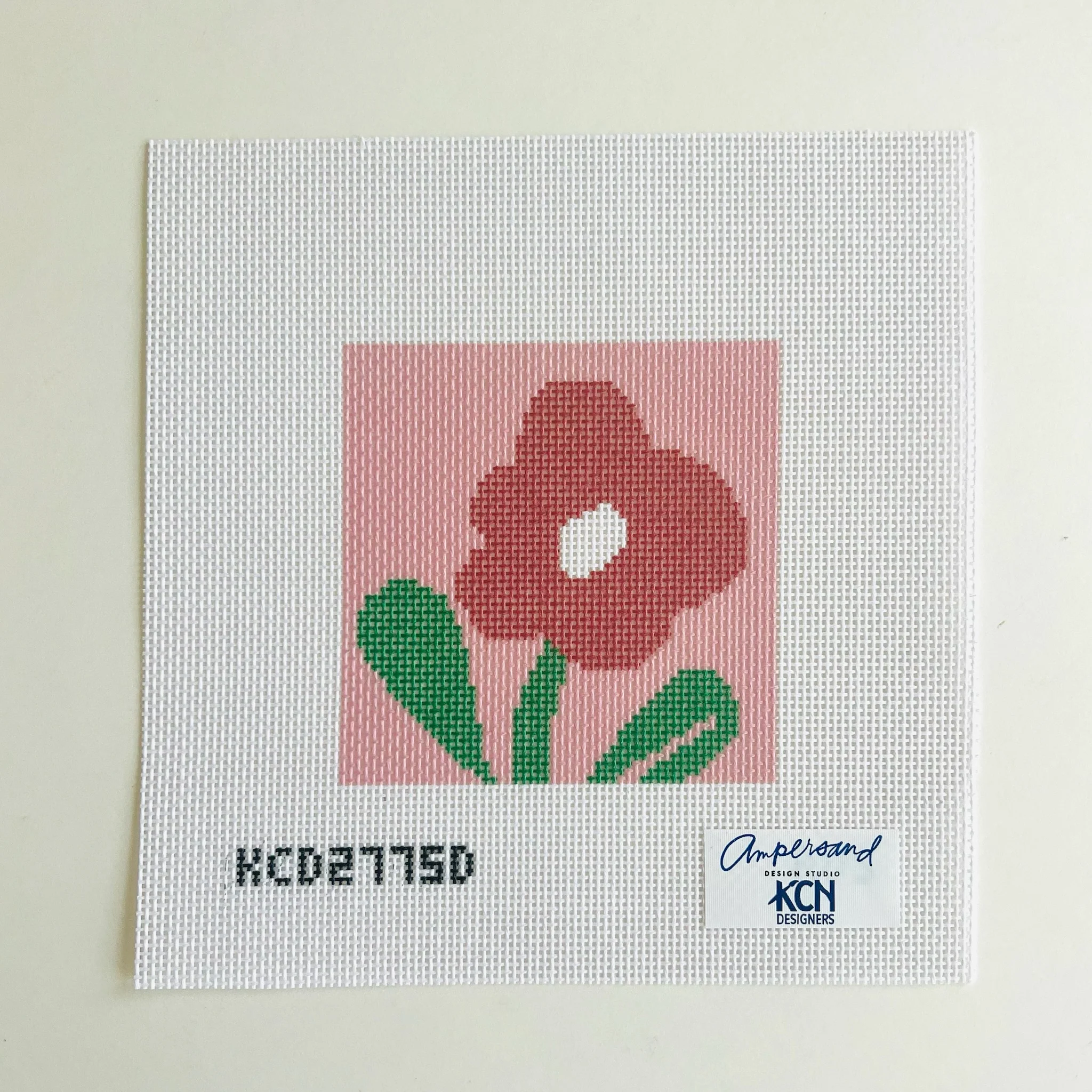 Floral Square D Canvas