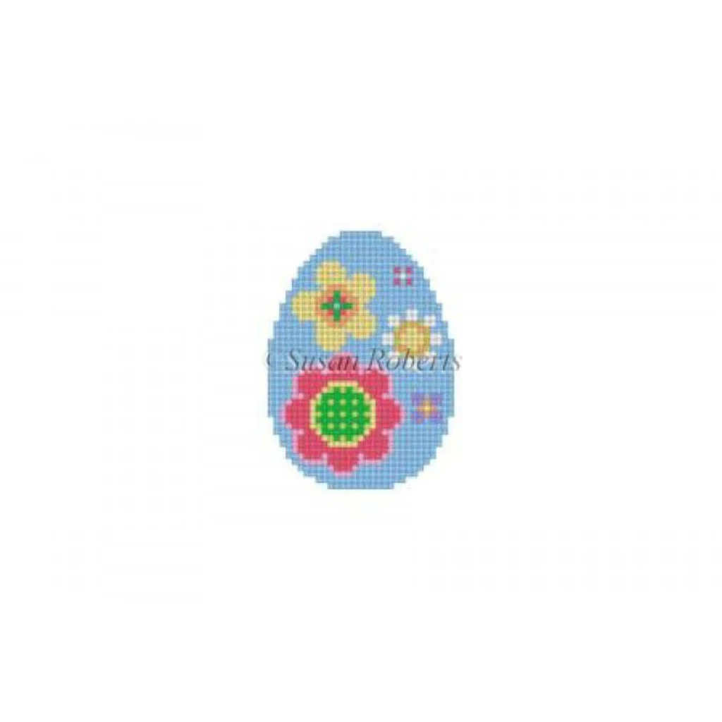 Flower Pops Mini Egg Canvas