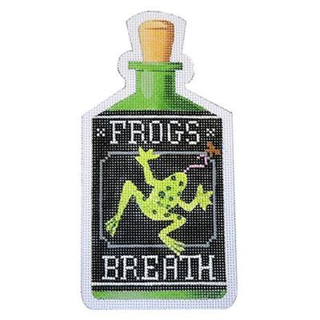 Frogs Breath Halloween Bottle Canvas