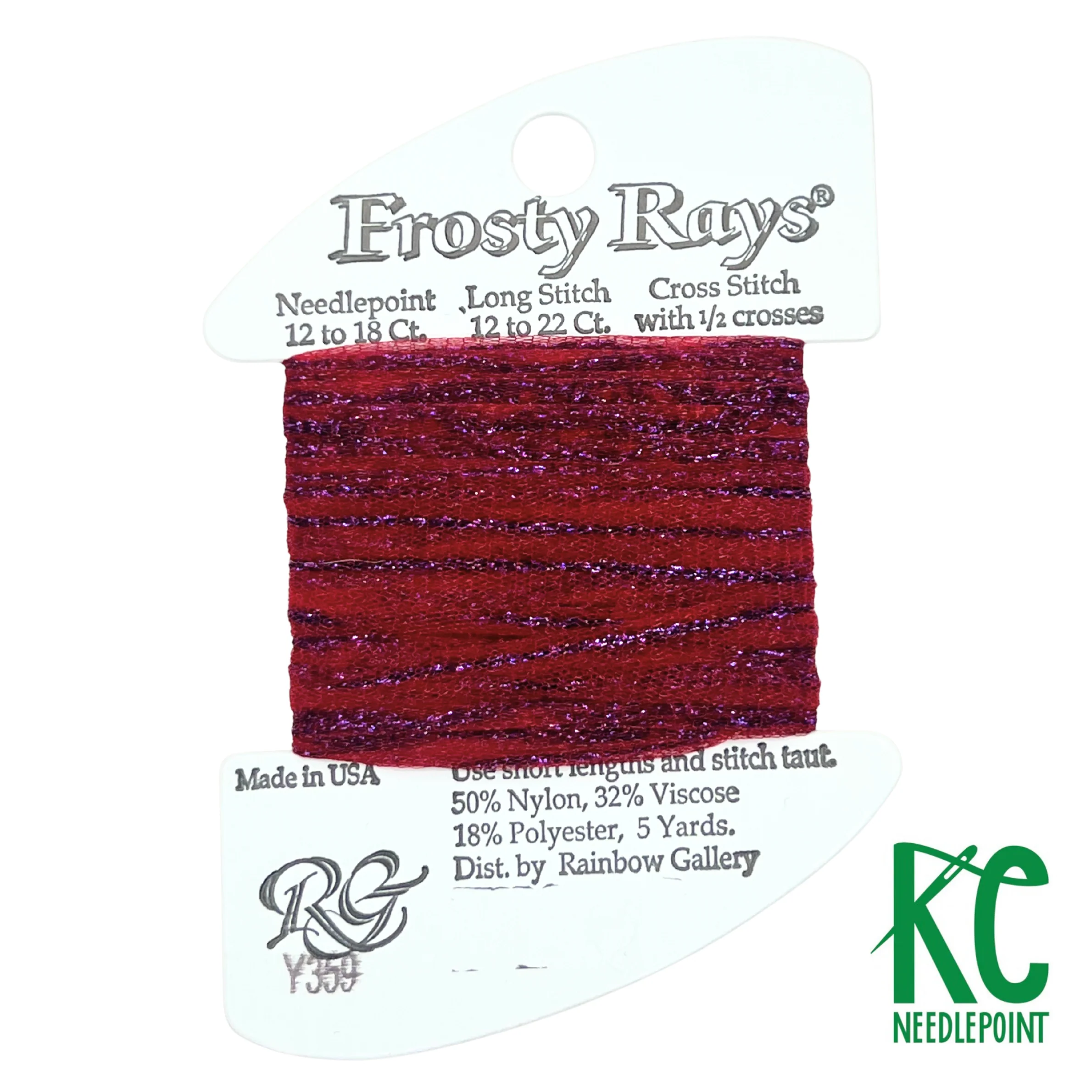 Frosty Rays Y359 Very Dark Red Gloss