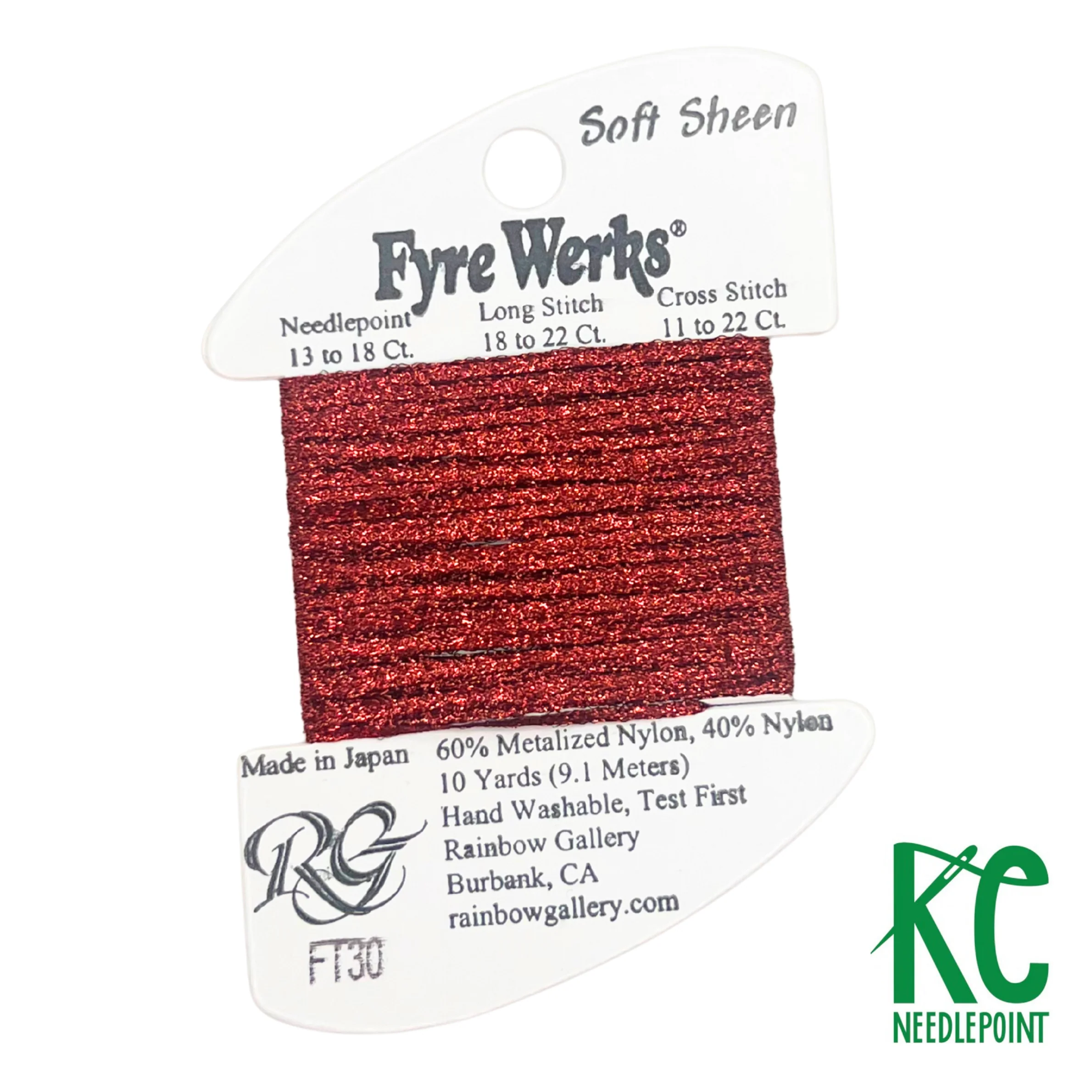 Fyre Werks Soft Sheen FT30 Red