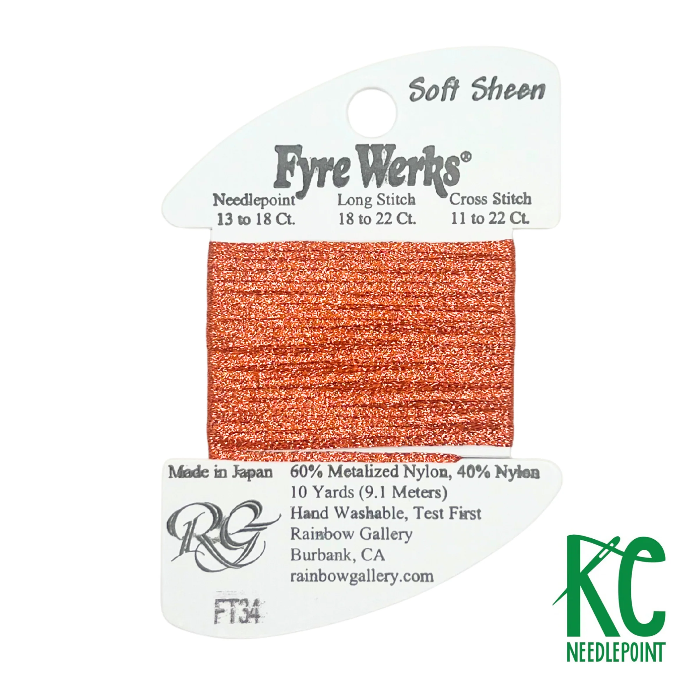 Fyre Werks Soft Sheen FT34 Red Orange