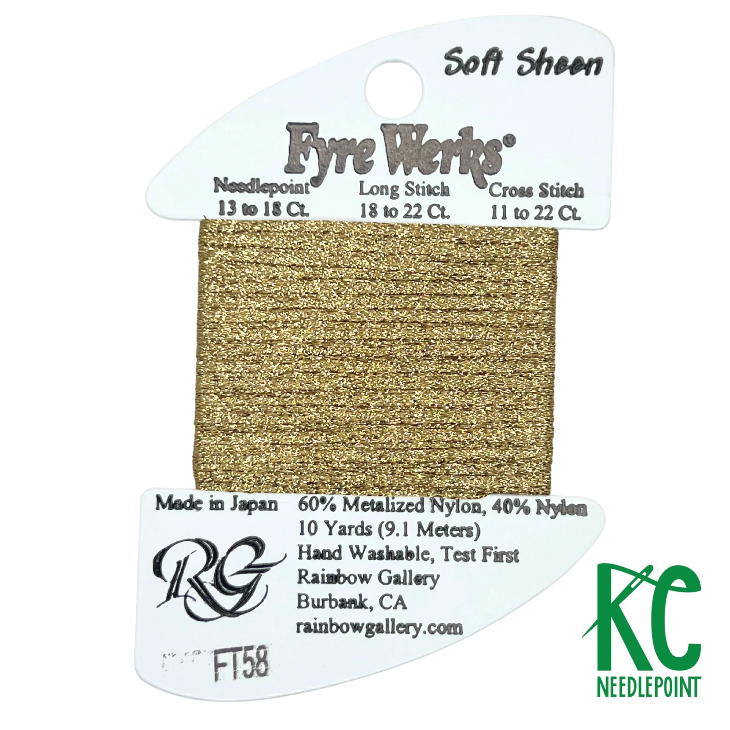 Fyre Werks Soft Sheen FT58 Gold