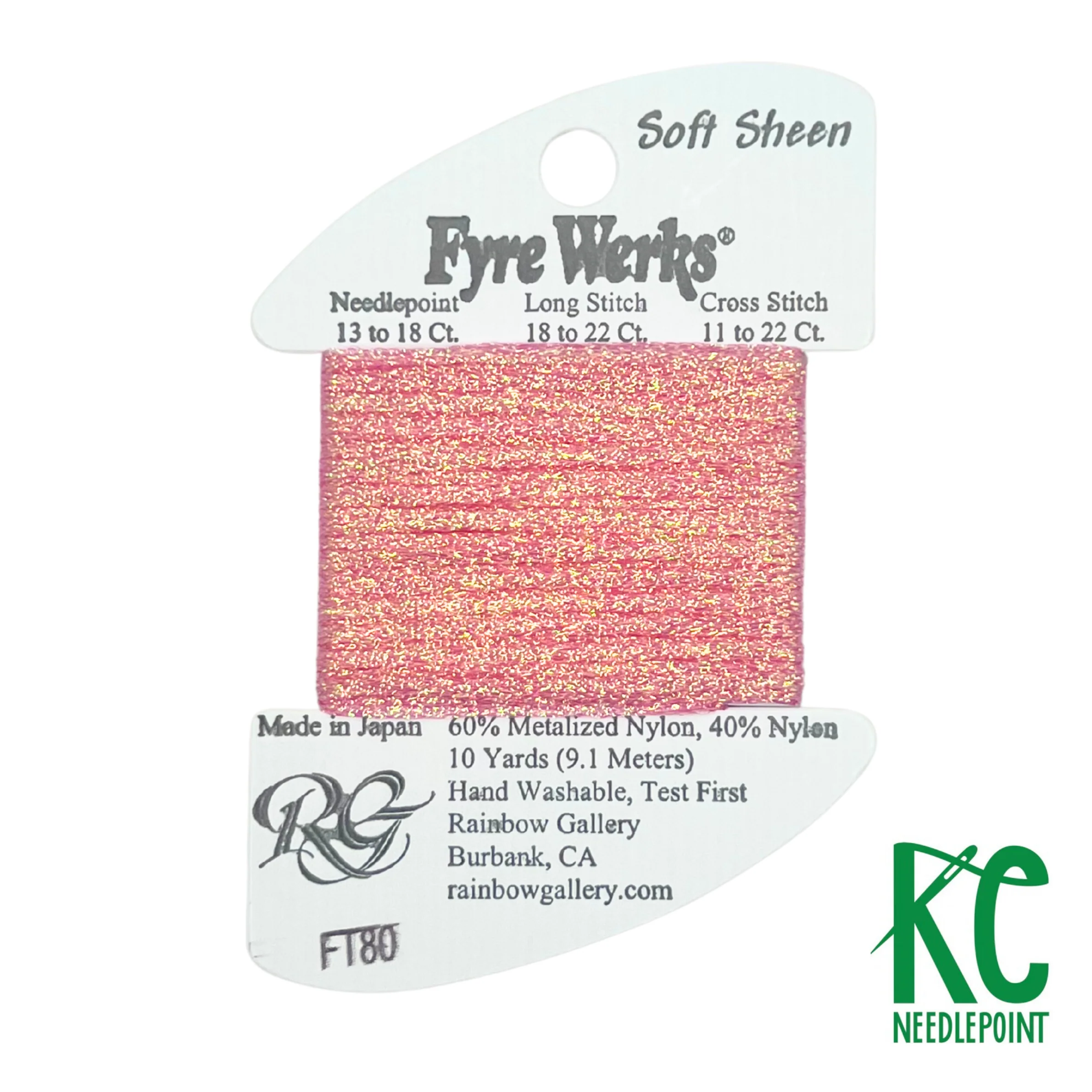 Fyre Werks Soft Sheen FT80 Pink Pearl