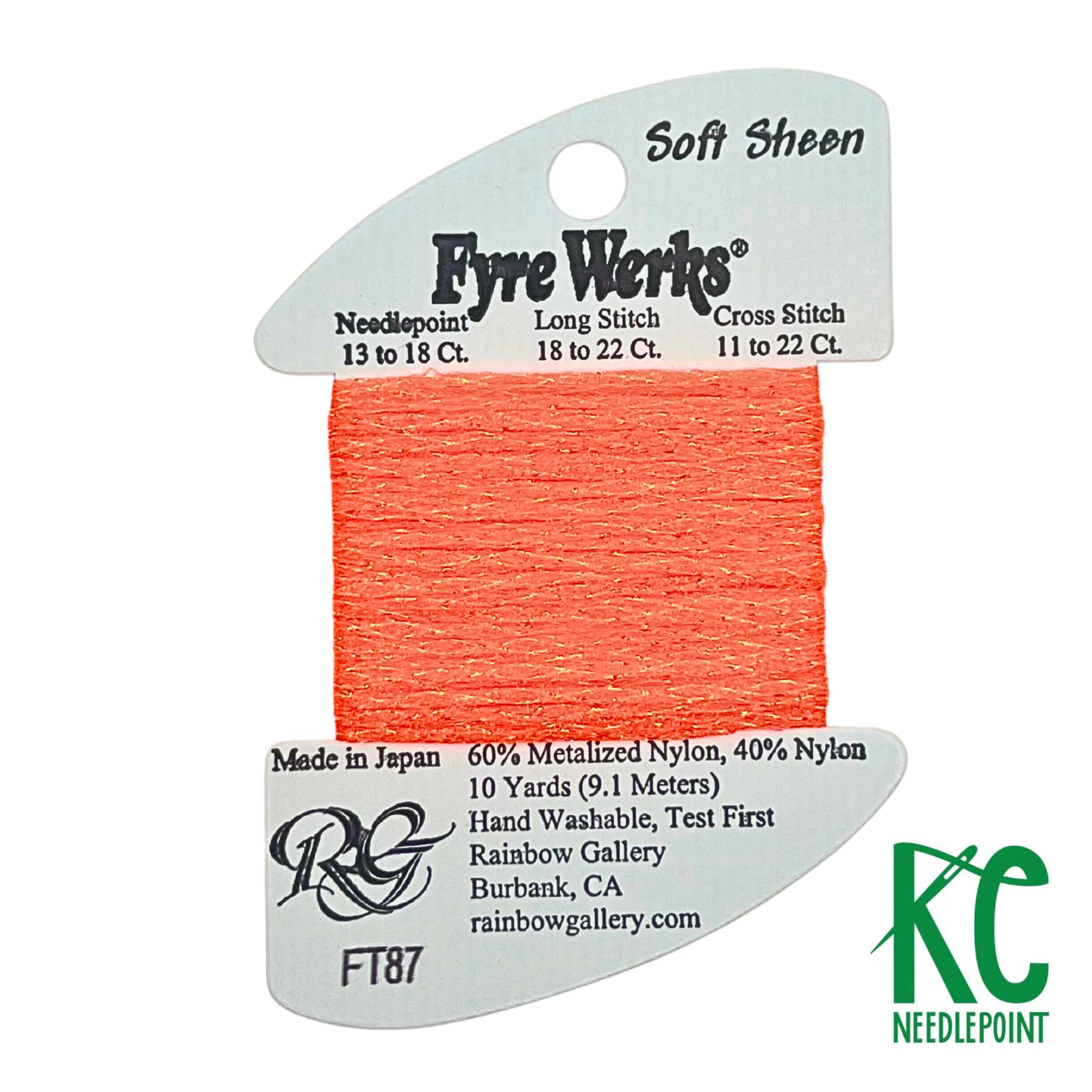 Fyre Werks Soft Sheen FT87 Vibrant Orange