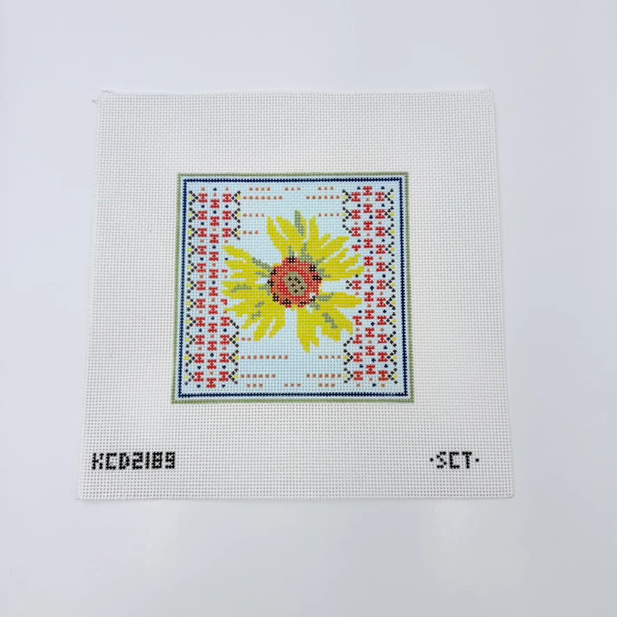 Gaillardia Square Canvas